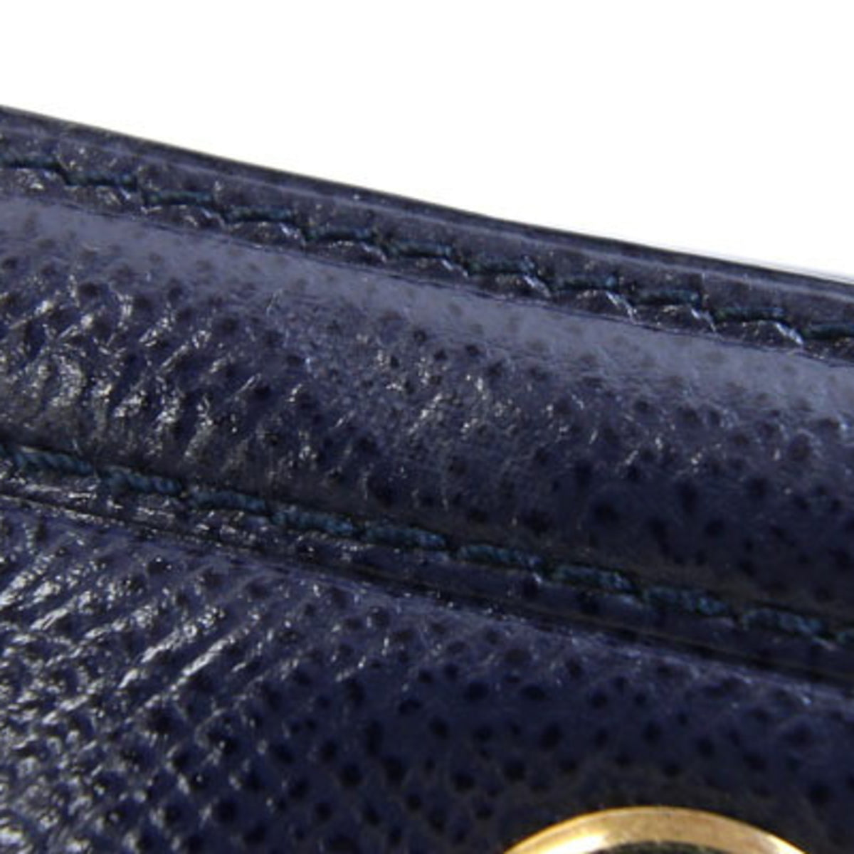 Salvatore Ferragamo Vara Navy Leather Tote Bag (Pre-Owned)