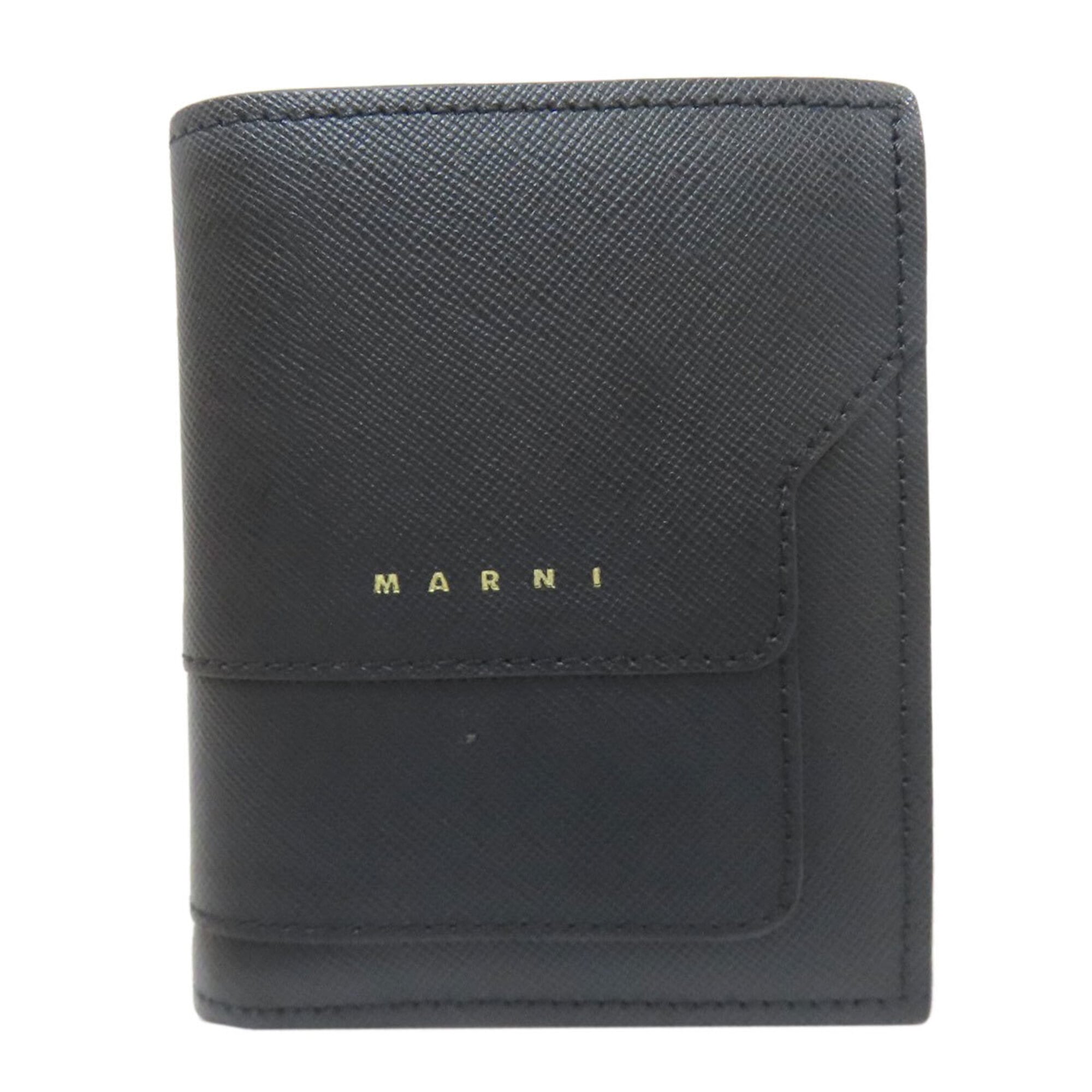 Marni Black Leather Wallet (Bi-Fold) (Pre-Owned)