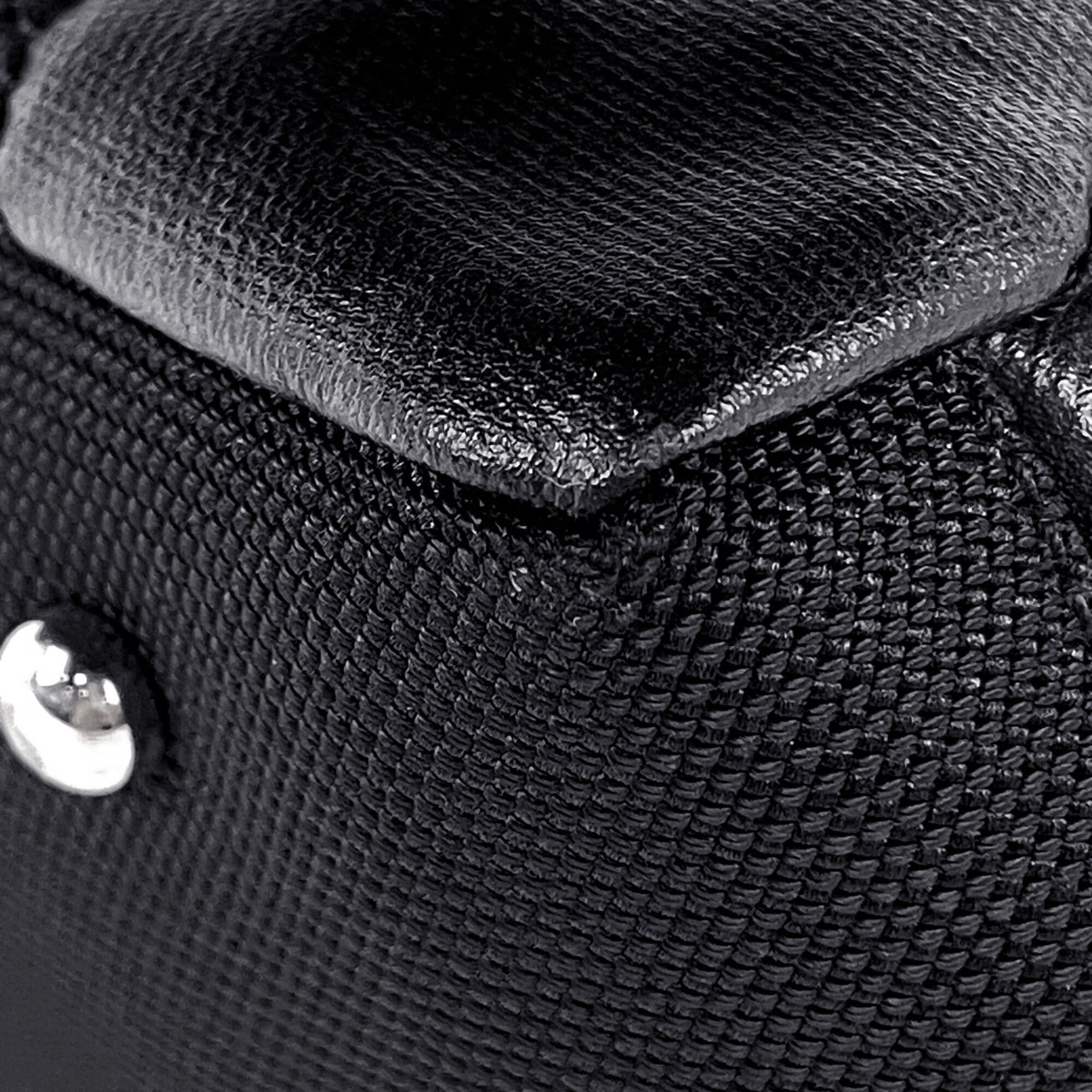 Chanel Black Coated Canvas Tote Bag (Pre-Owned)
