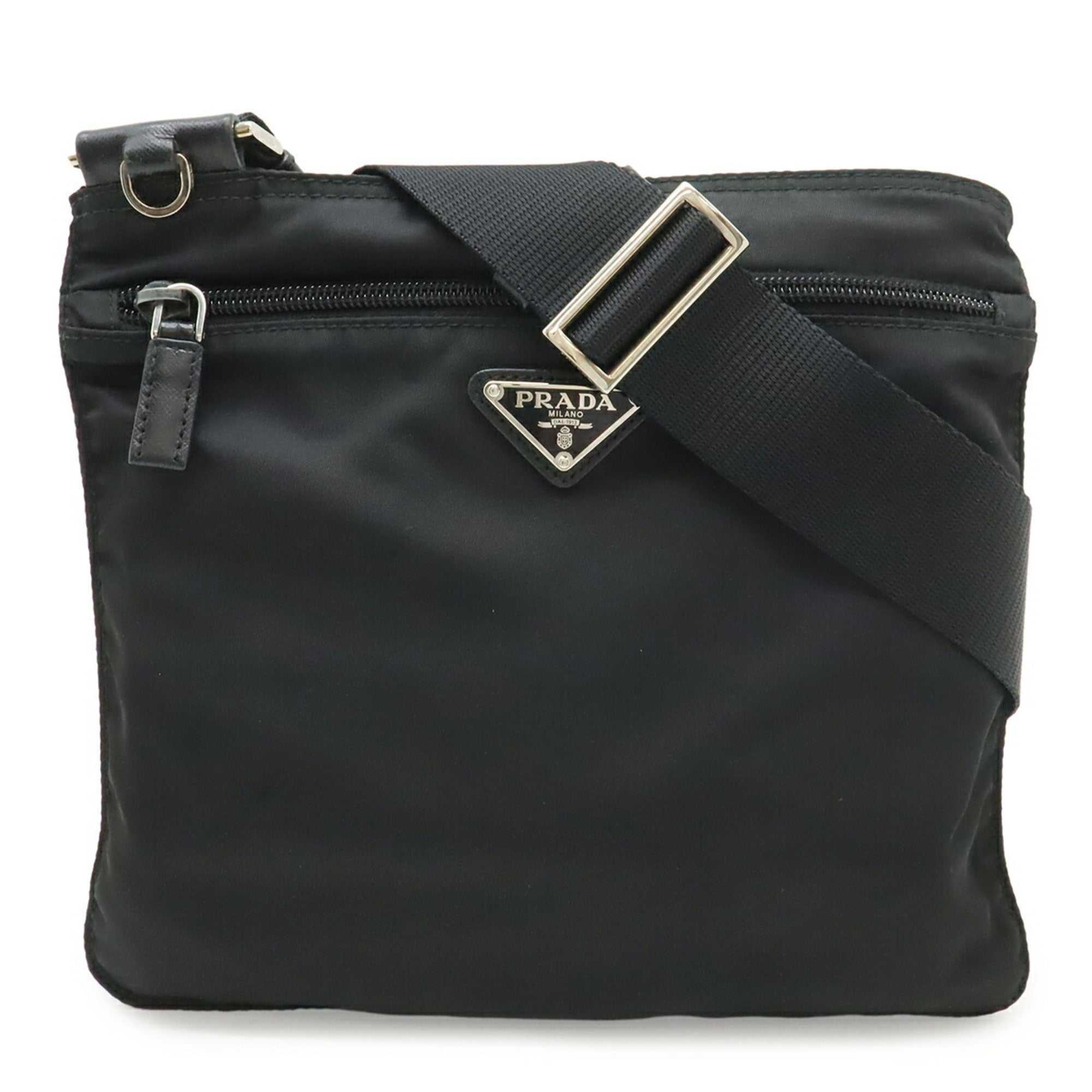 Prada Black Nero Nylon Shoulder Bag (Pre-Owned)