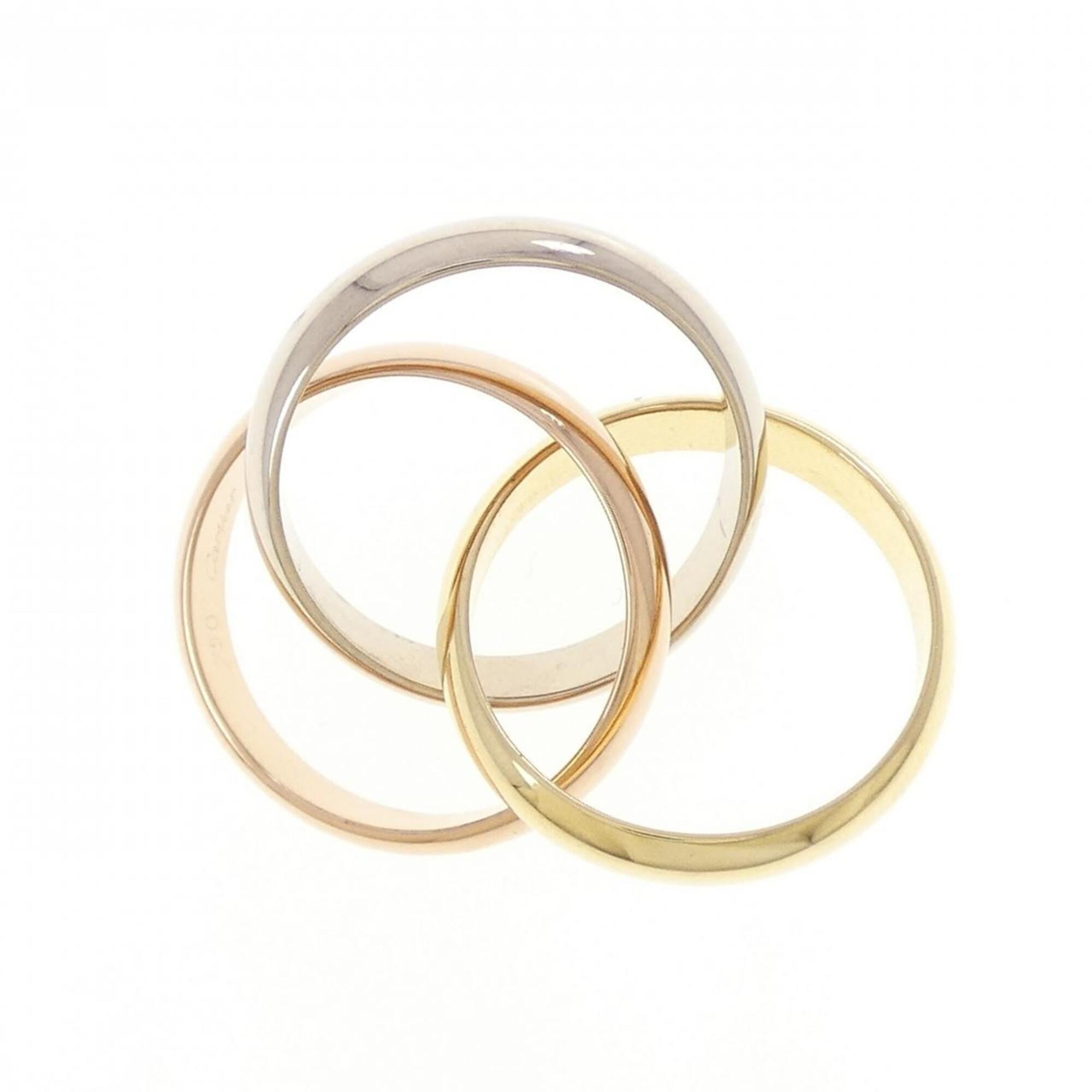 Cartier Pink Gold White Gold Yellow Gold Yellow Gold (18K) Pink Gold (18K) White Gold (18K) Band Ring (Pre-Owned)