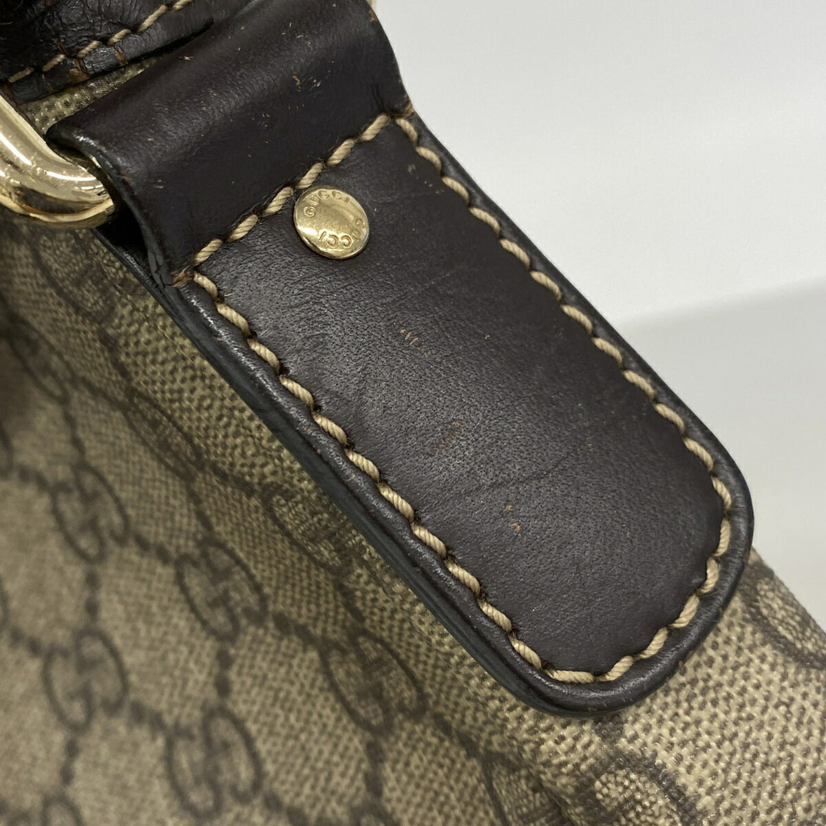 Gucci Brown Pvc Shoulder Bag (Pre-Owned)