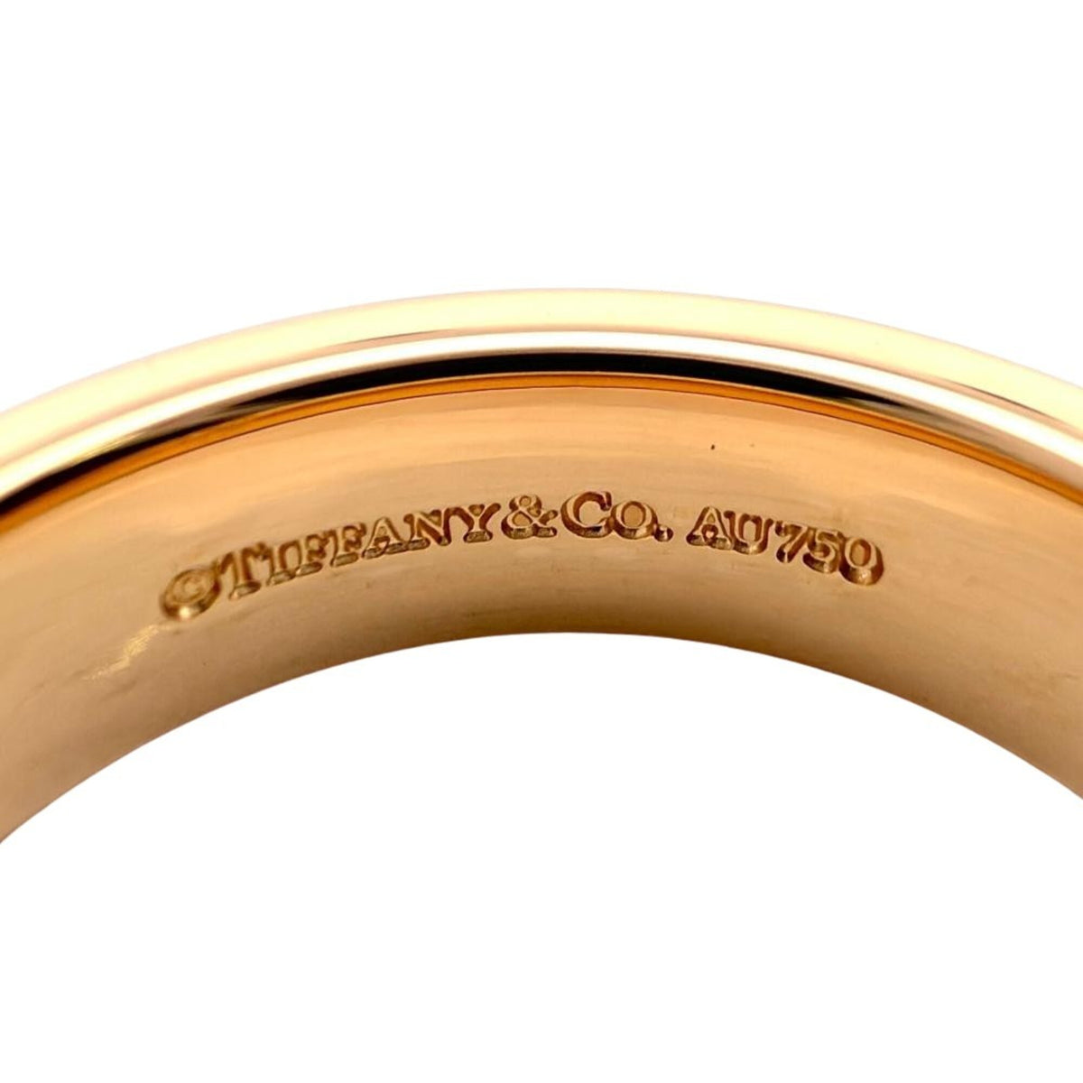 Tiffany Yellow Gold (18K) Band Ring (Pre-Owned)