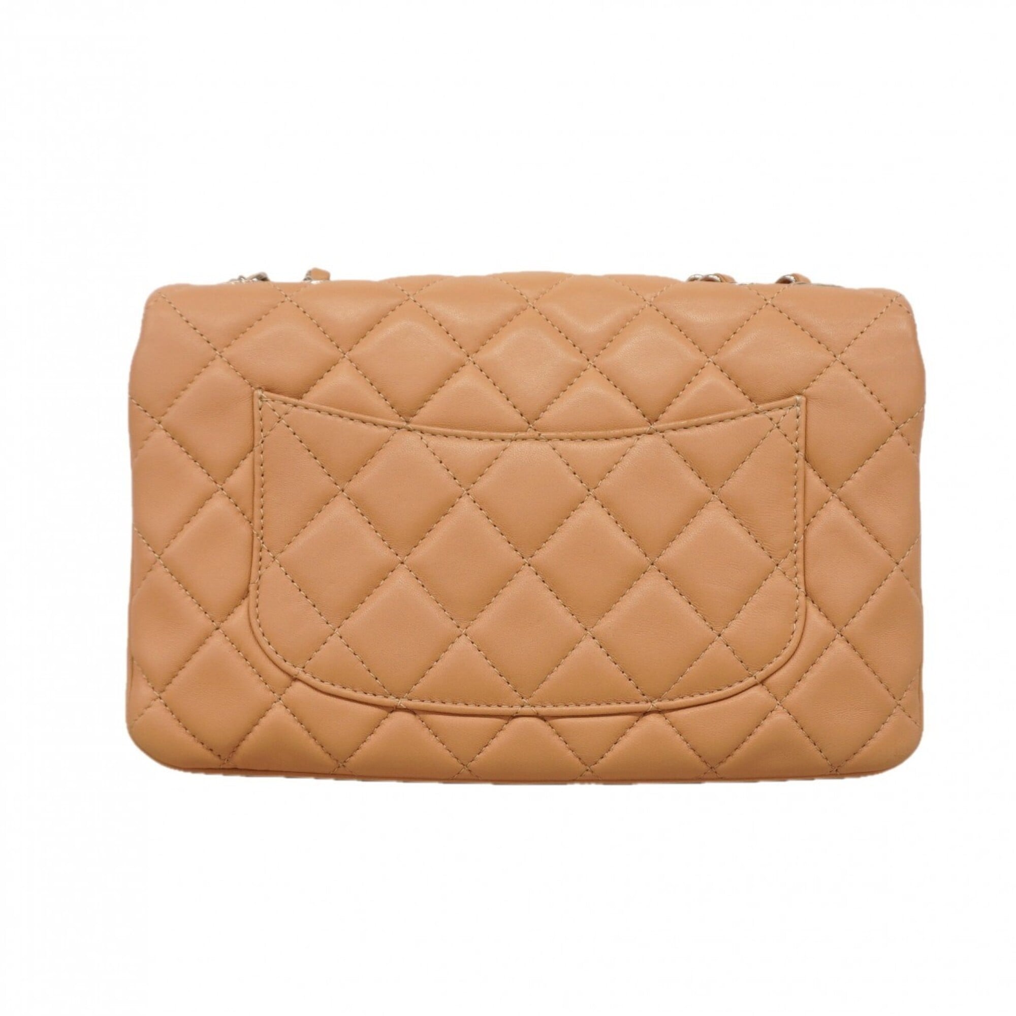 Chanel Beige Leather Shoulder Bag (Pre-Owned)