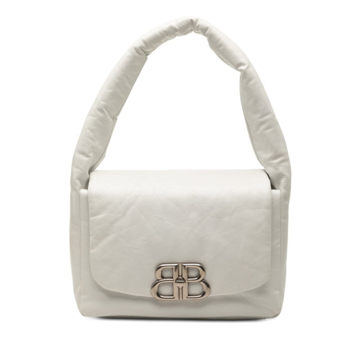 Balenciaga White Leather Shoulder Bag (Pre-Owned)