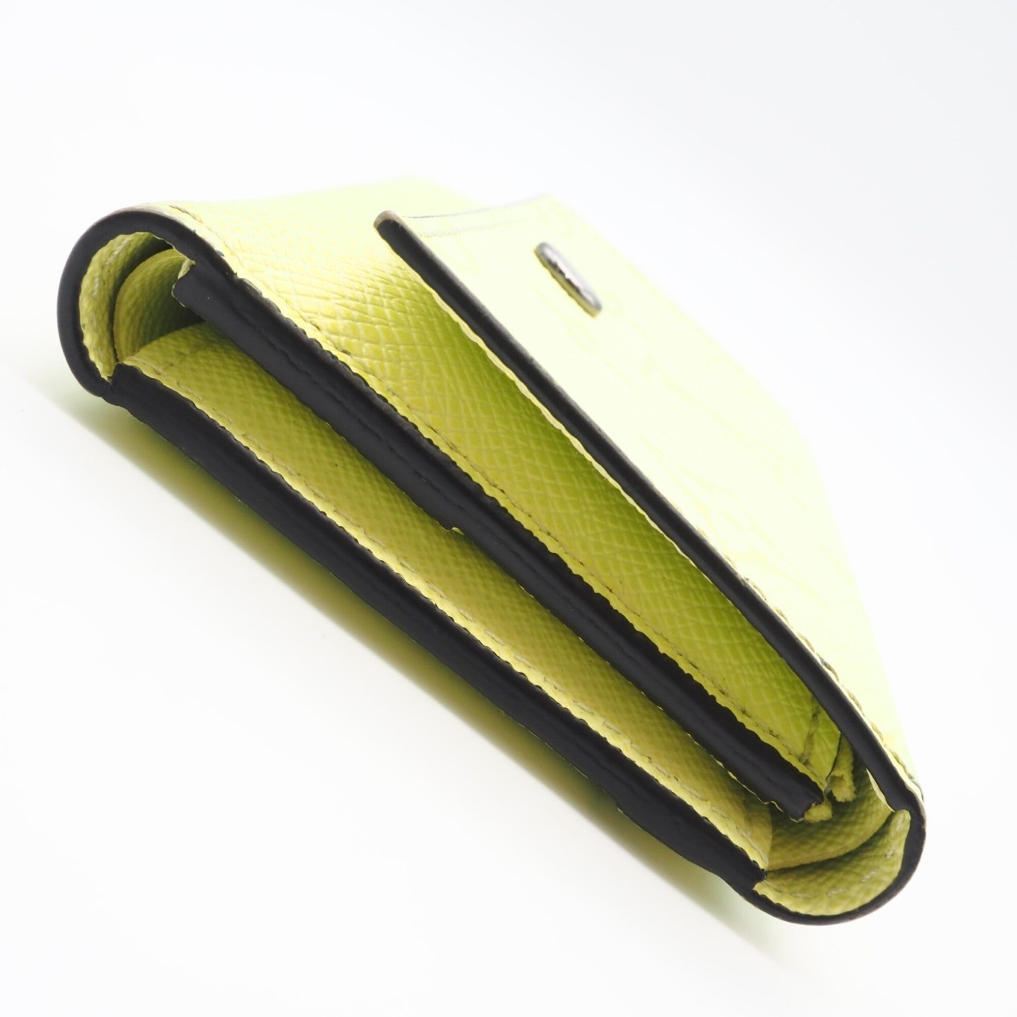 Louis Vuitton Taigarama Yellow Coated Canvas Wallet (Tri-Fold) (Pre-Owned)