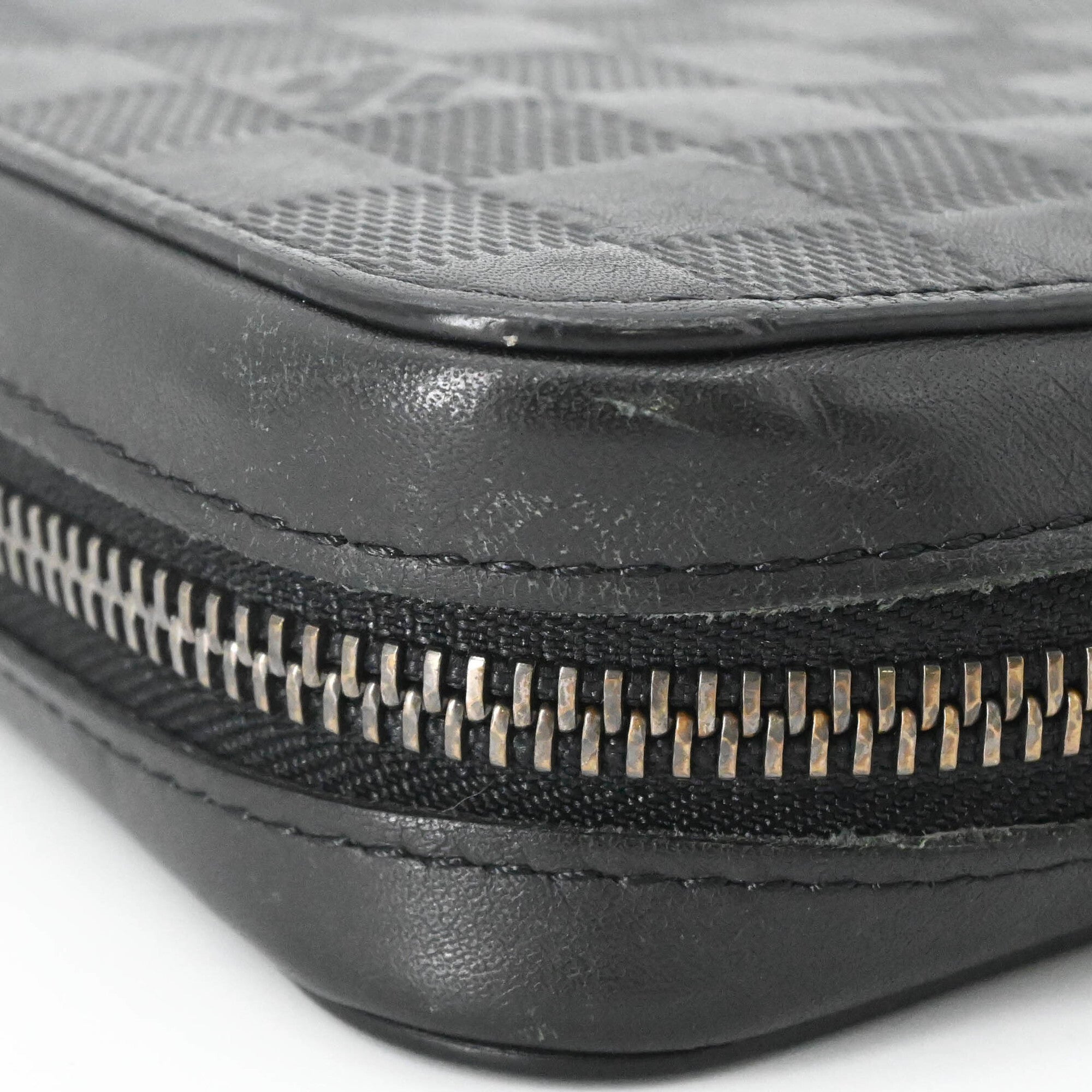 Louis Vuitton Black Damier Infini Long Wallet (Bi-Fold) (Pre-Owned)