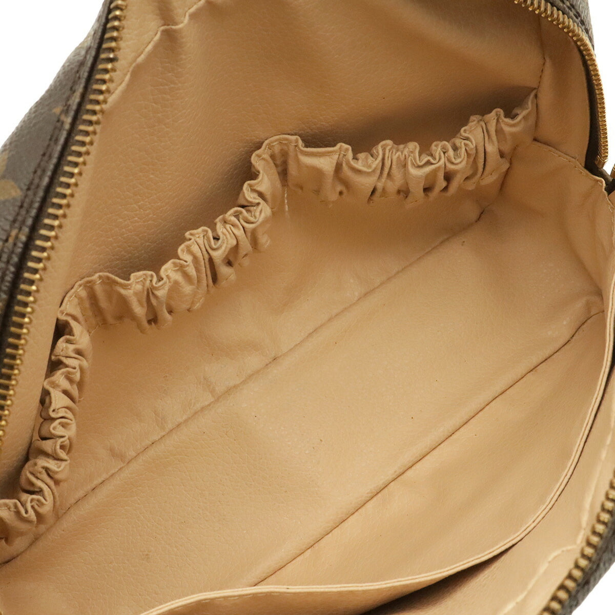 Louis Vuitton Brown Monogram Clutch Bag Handbag (Pre-Owned)