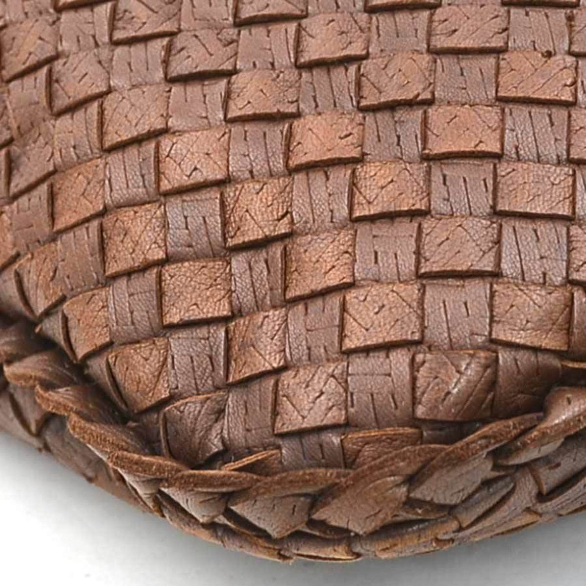 Bottega Veneta Brown Intrecciato Shoulder Bag (Pre-Owned)