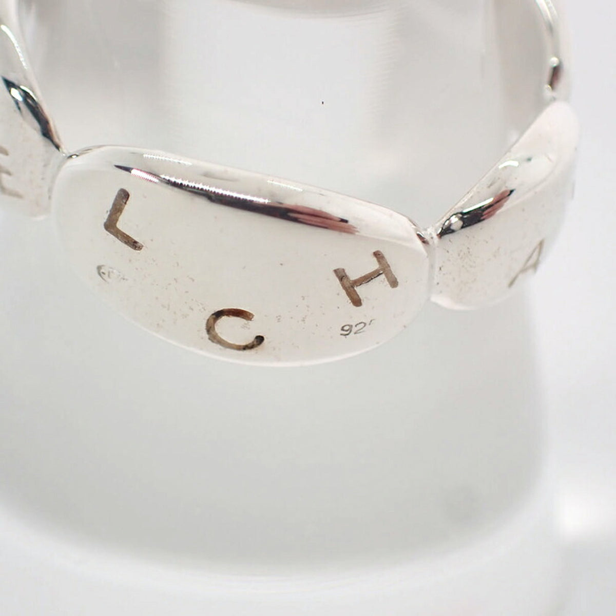 Chanel Sterling Silver 925 Band Ring (Pre-Owned)