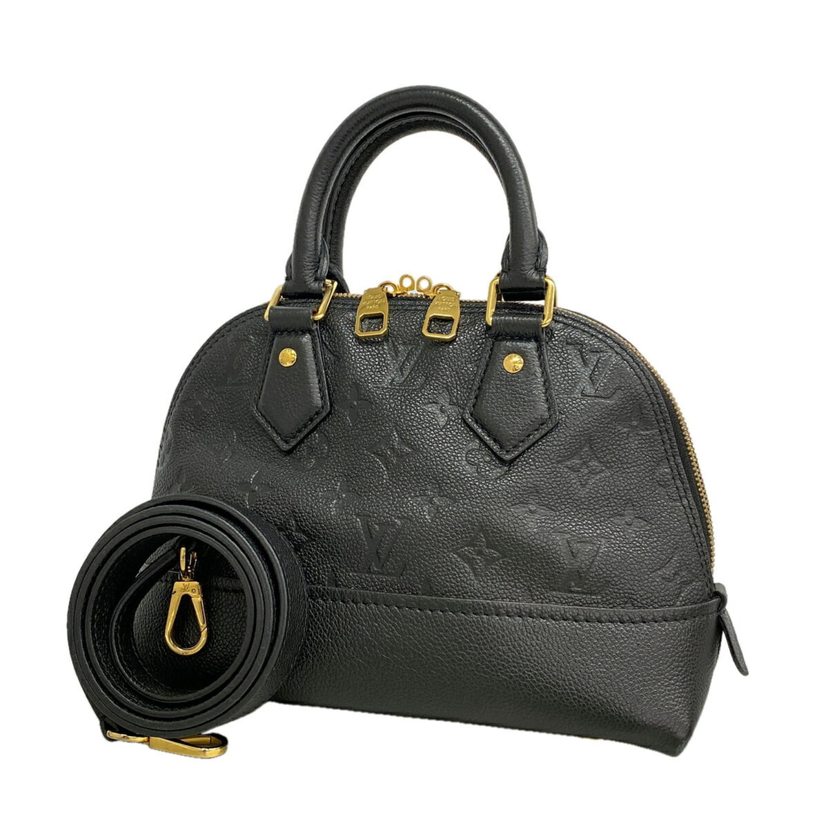 Louis Vuitton Noir Handbag (Pre-Owned)