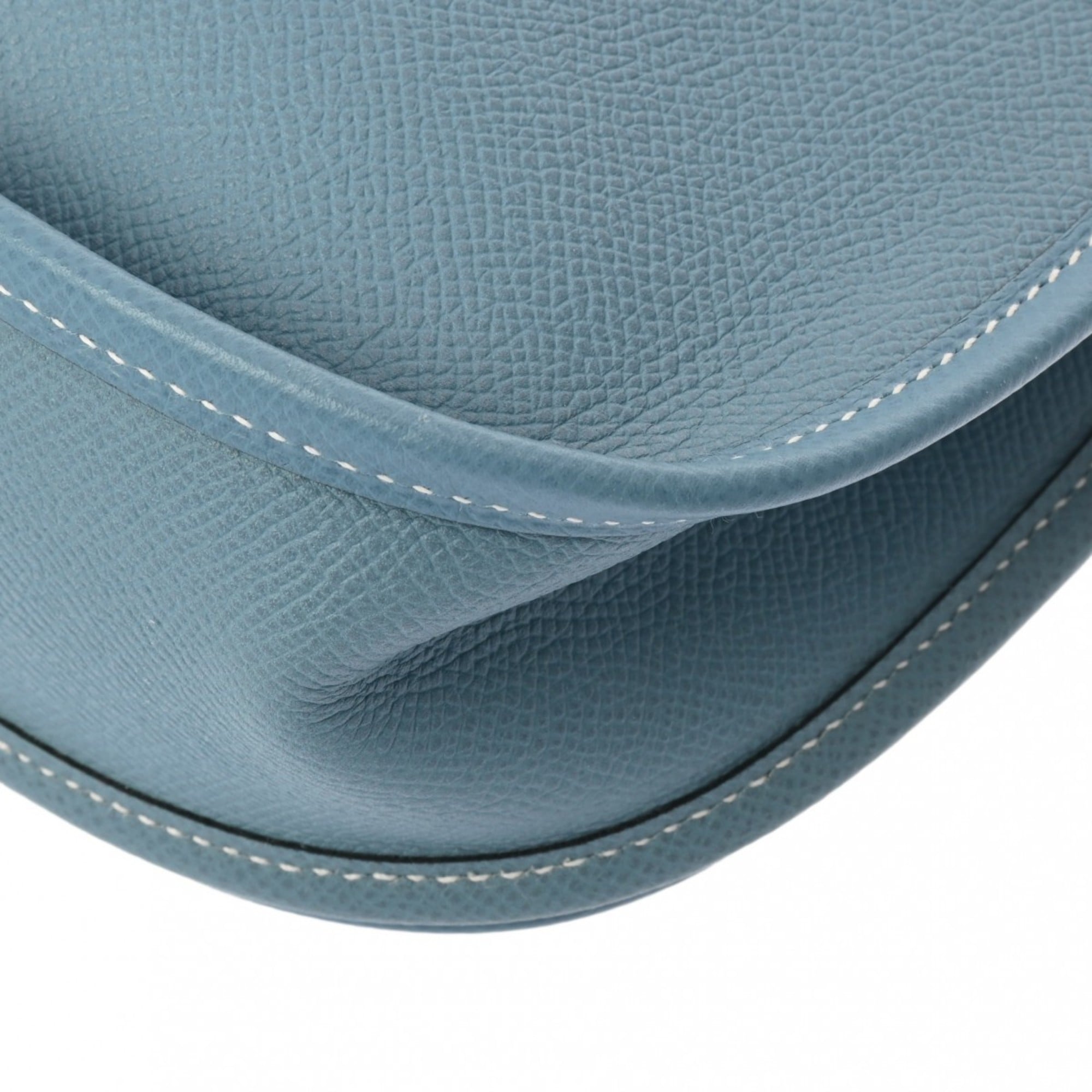 Hermes Blue Jean Epsom Leather Shoulder Bag (Pre-Owned)