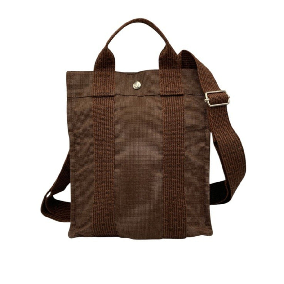 Hermes Brown Polyamide Polyester Backpack (Pre-Owned)