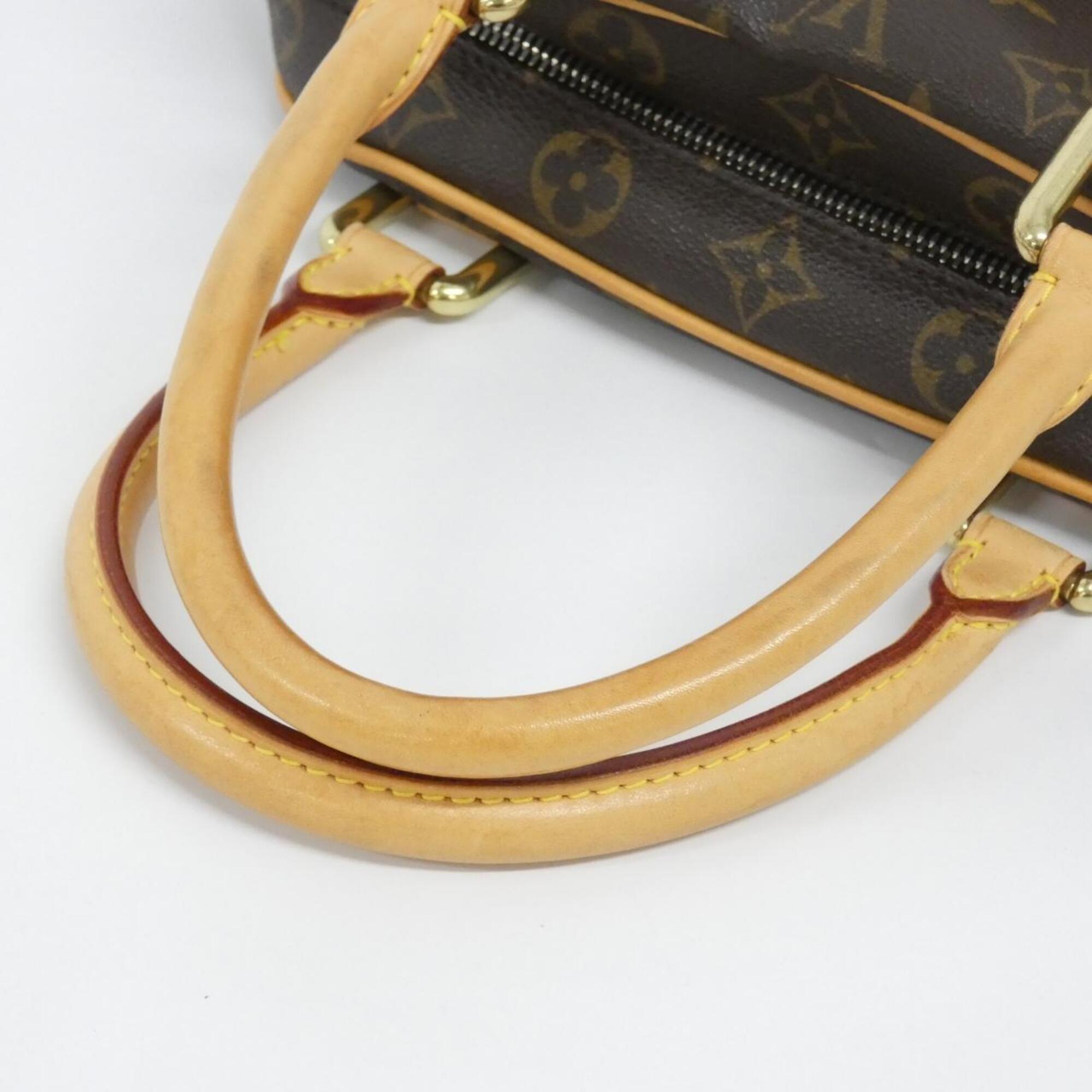 Louis Vuitton Monogram Marron Coated Canvas Handbag (Pre-Owned)