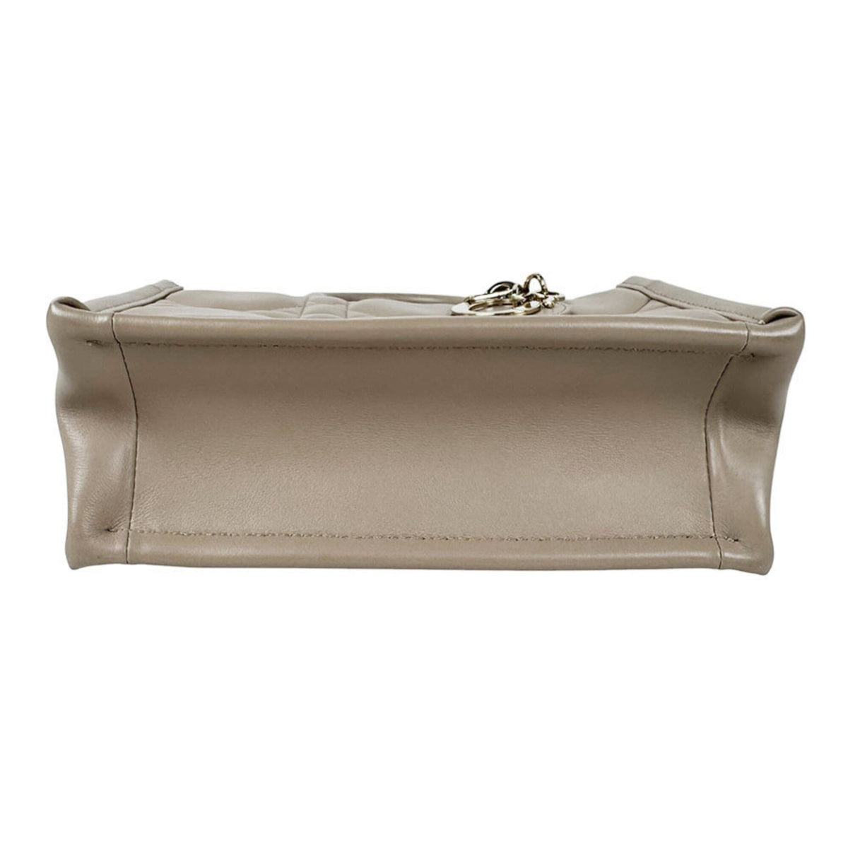 Christian Dior Beige Leather Handbag Shoulder Bag (Pre-Owned)