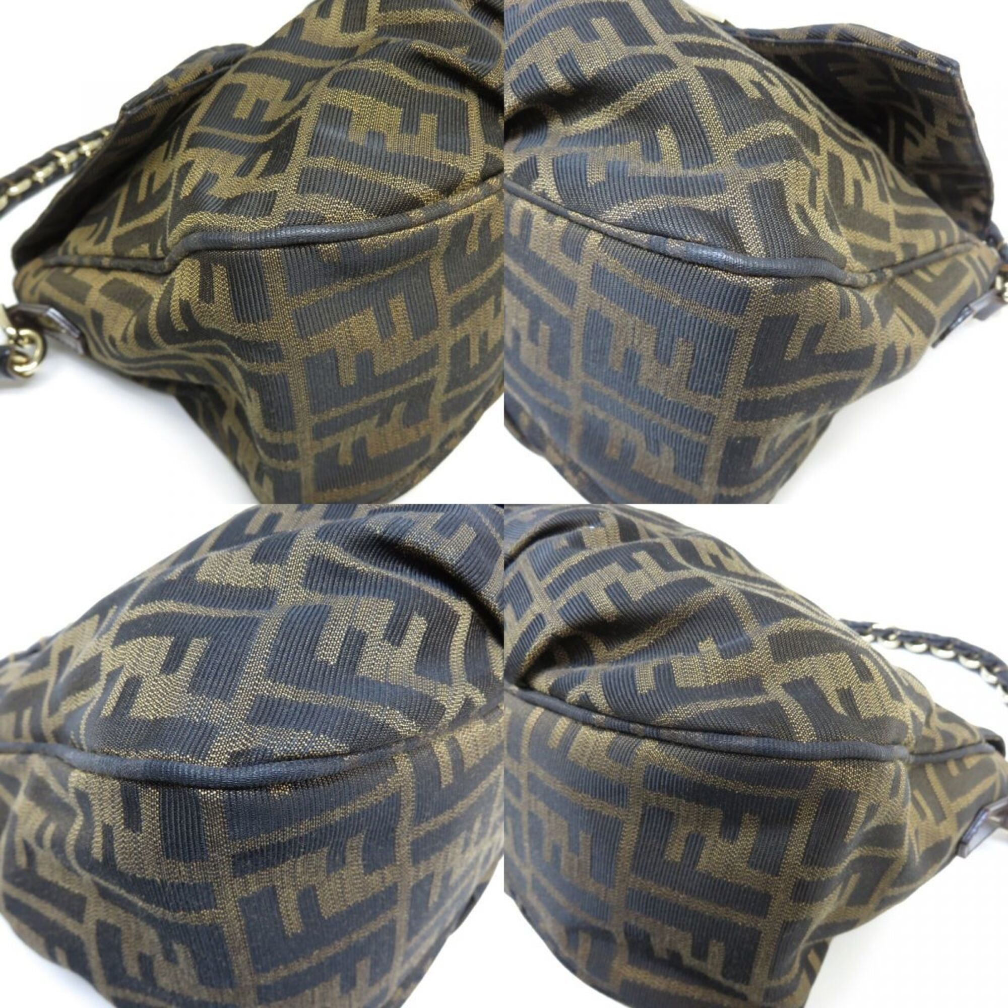 Fendi Brown Dark Brown Shoulder Bag (Pre-Owned)