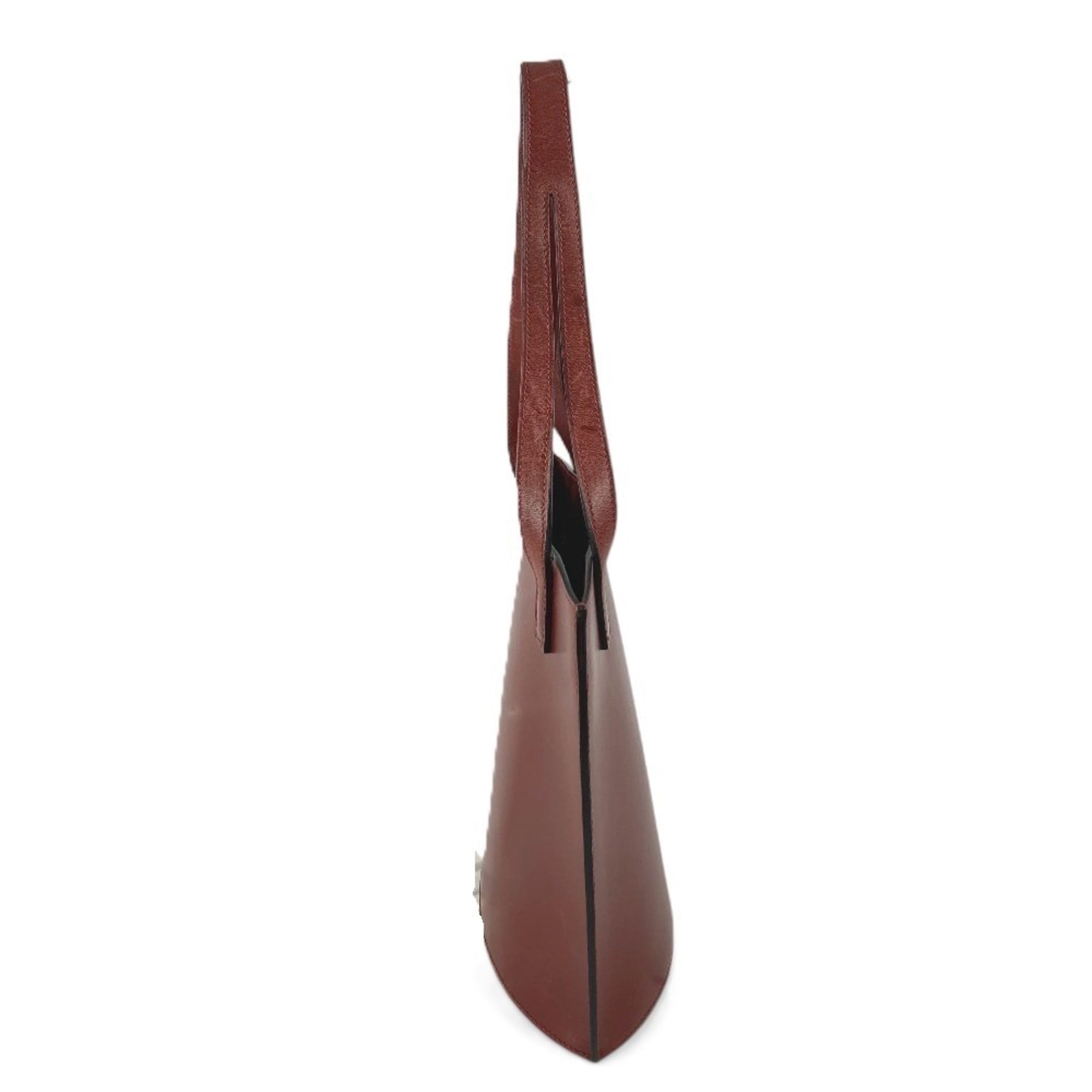Hermes Brown Box Calf Leather Handbag Shoulder Bag Tote Bag (Pre-Owned)