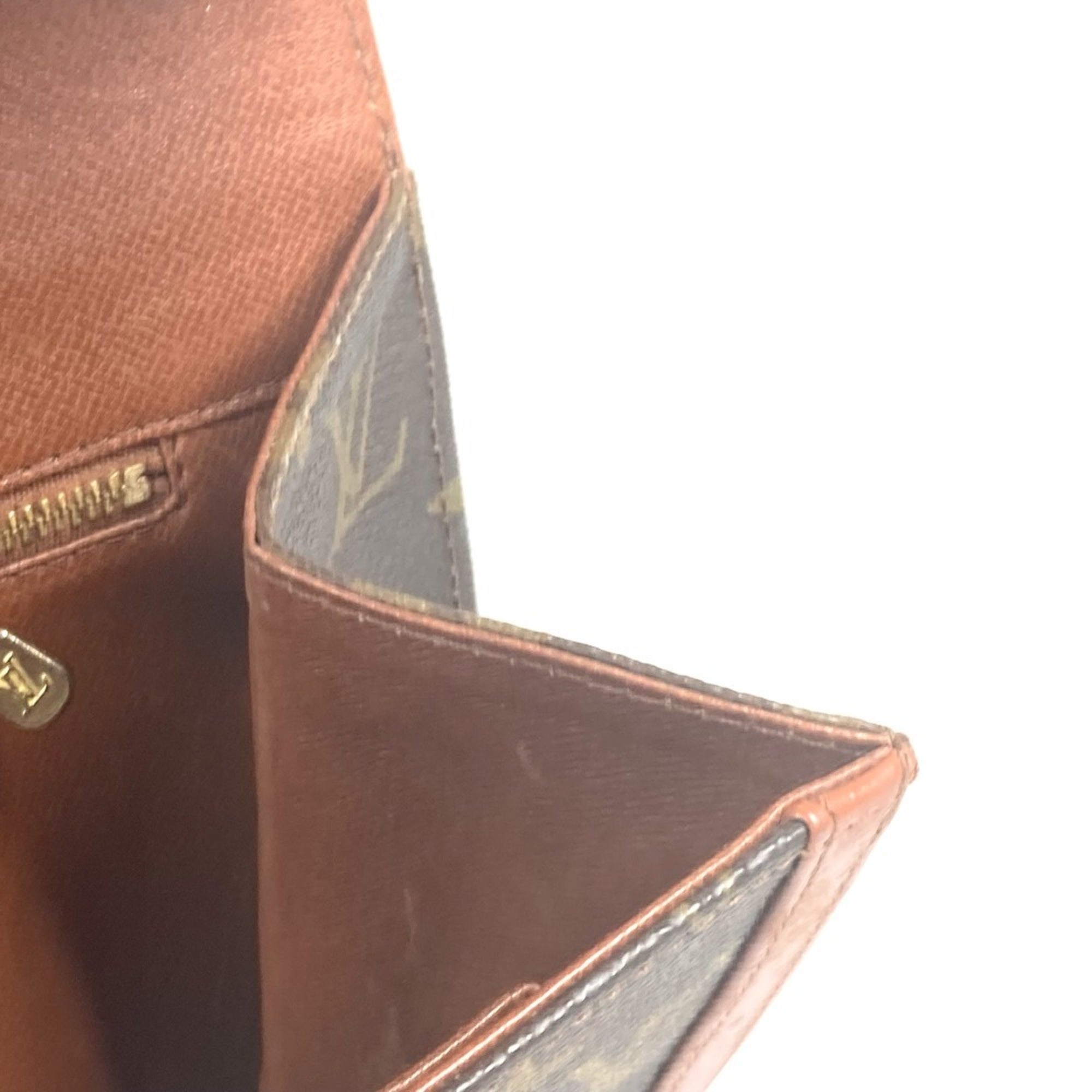 Louis Vuitton Brown Monogram Monogram Clutch Bag Pochette Pouch (Pre-Owned)