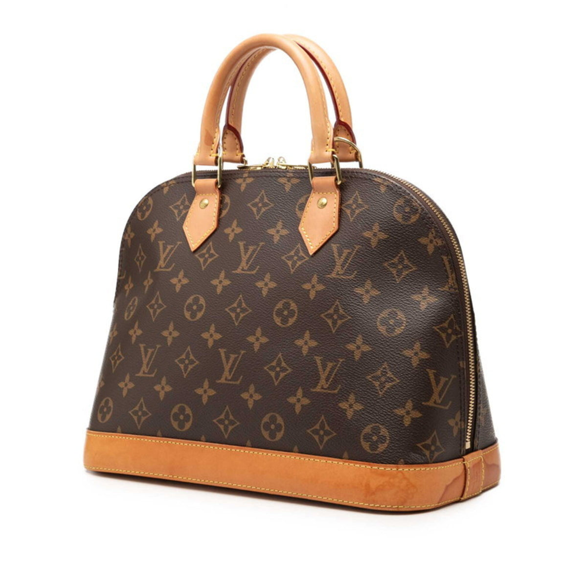 Louis Vuitton Brown Pvc Leather Handbag (Pre-Owned)