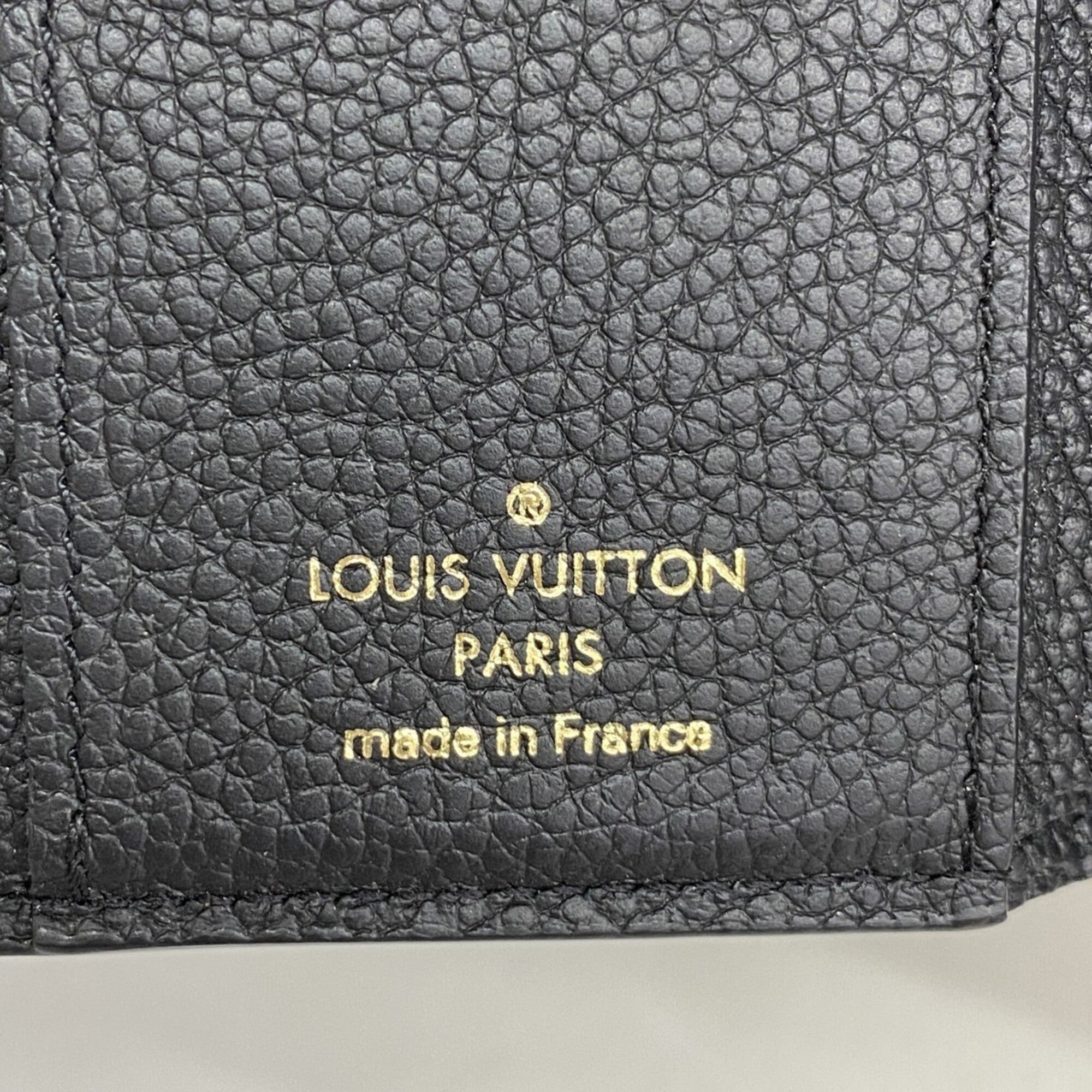 Louis Vuitton Noir Wallet (Tri-Fold) (Pre-Owned)