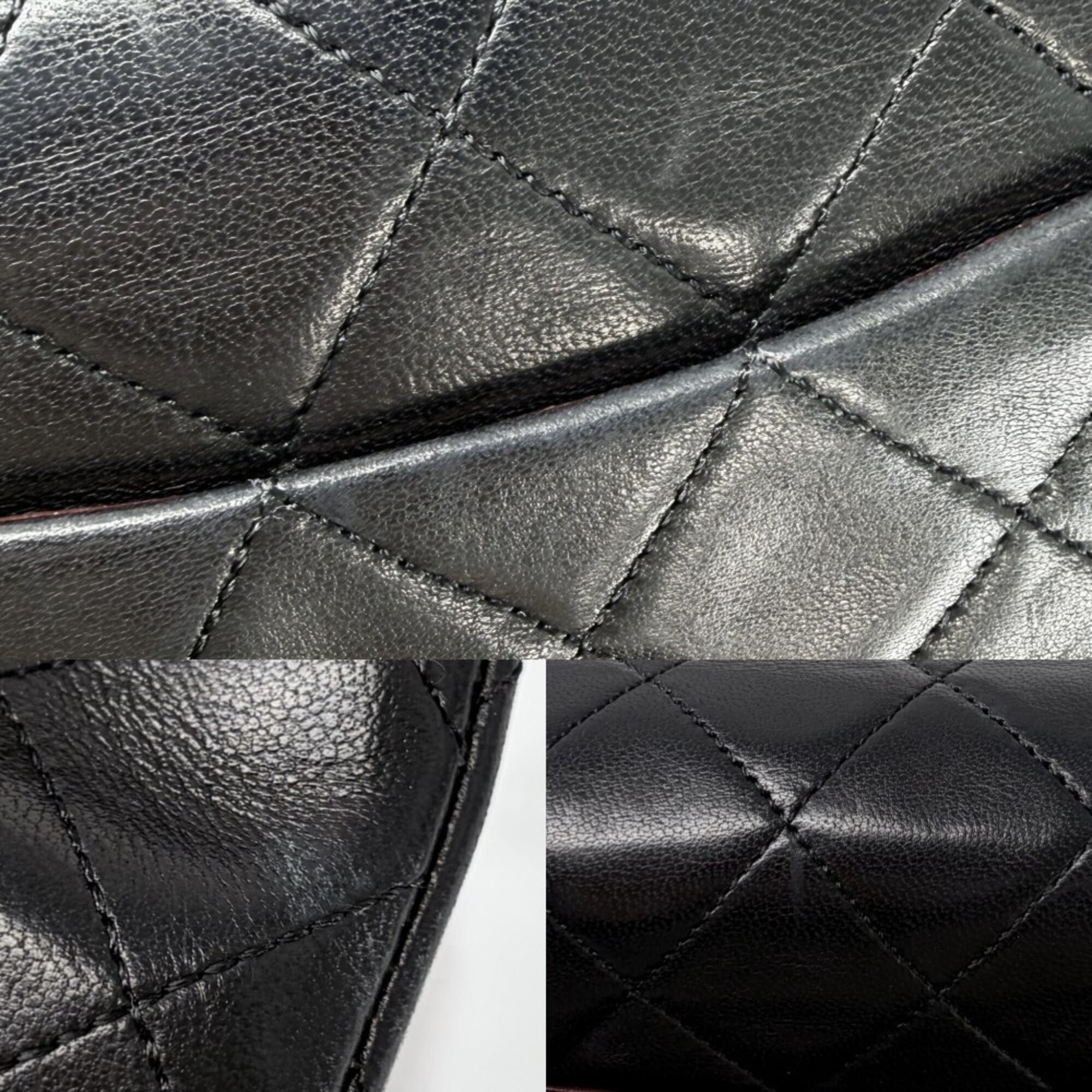 Chanel Black Leather Shoulder Bag (Pre-Owned)