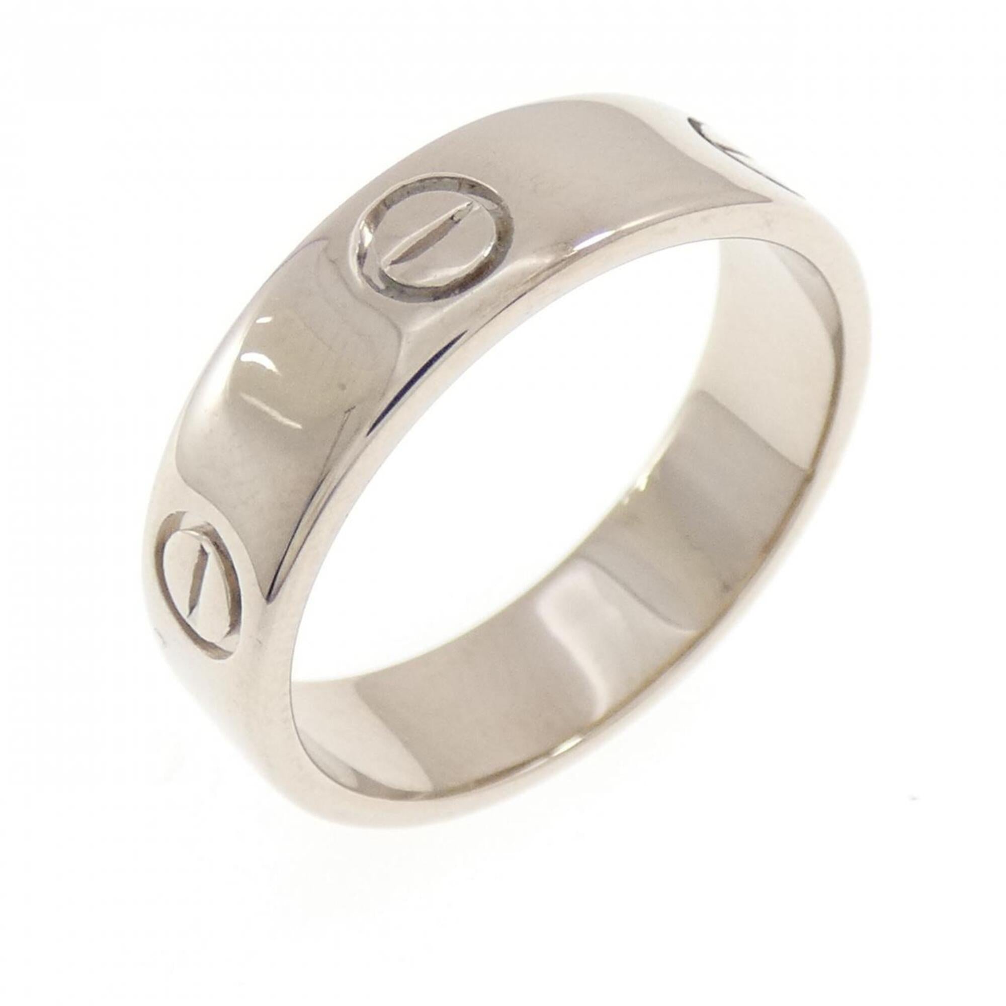 Cartier Love White Gold (18K) Band Ring (Pre-Owned)