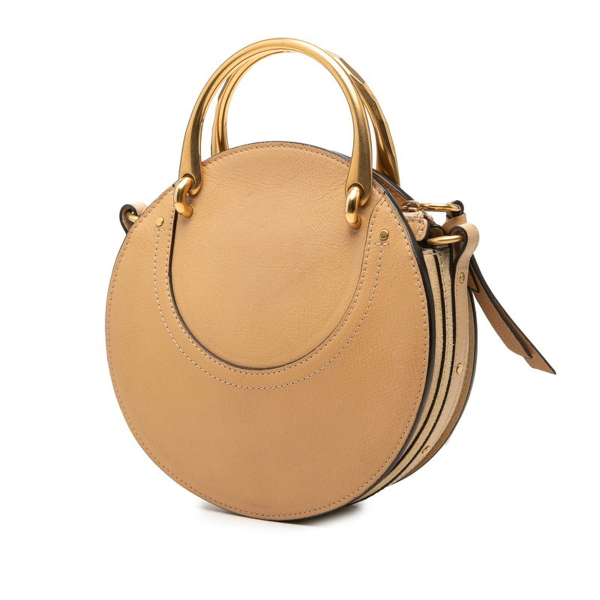 Chloé Beige Brown Suede Leather Handbag Shoulder Bag (Pre-Owned)