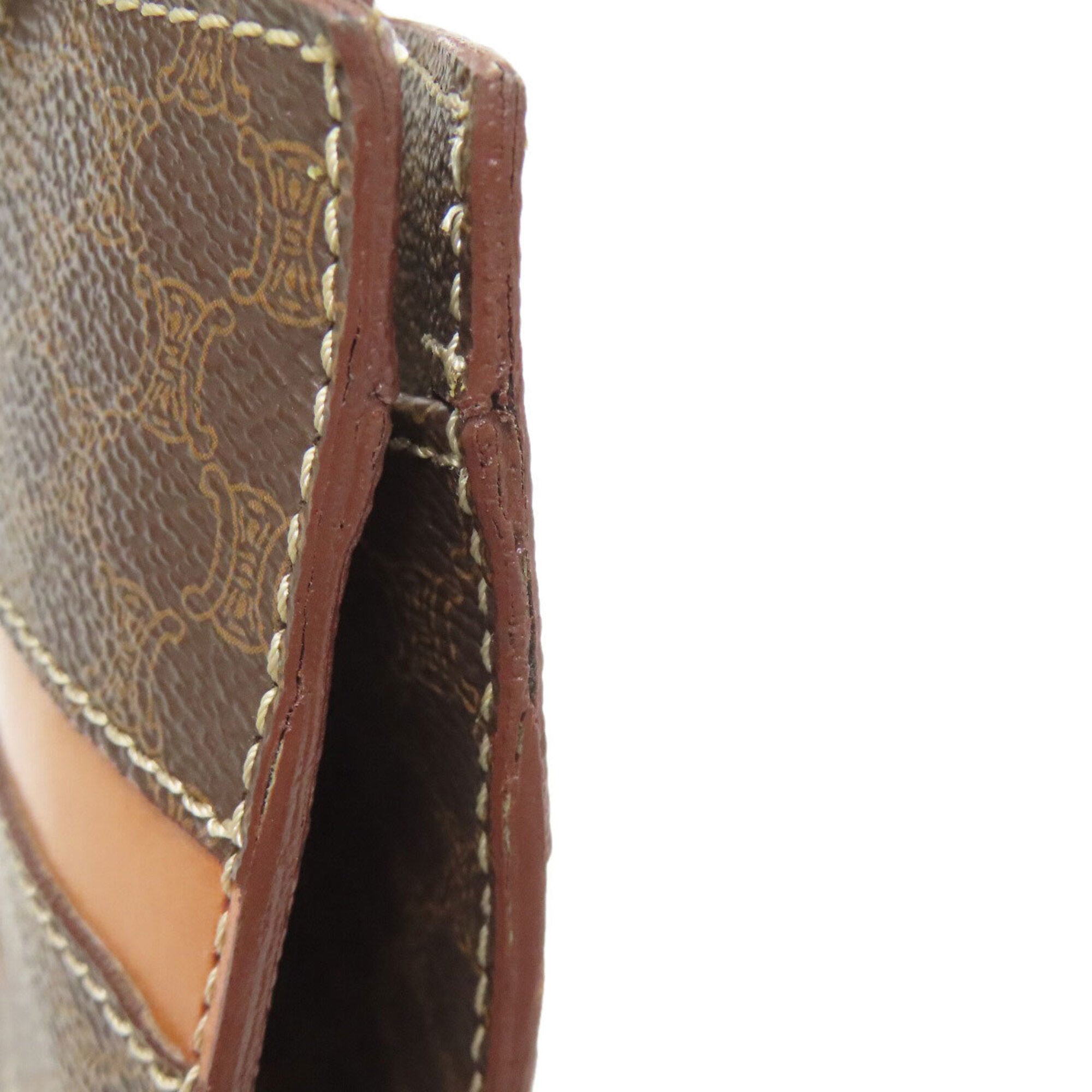 Celine Macadam Brown Pvc Handbag (Pre-Owned)