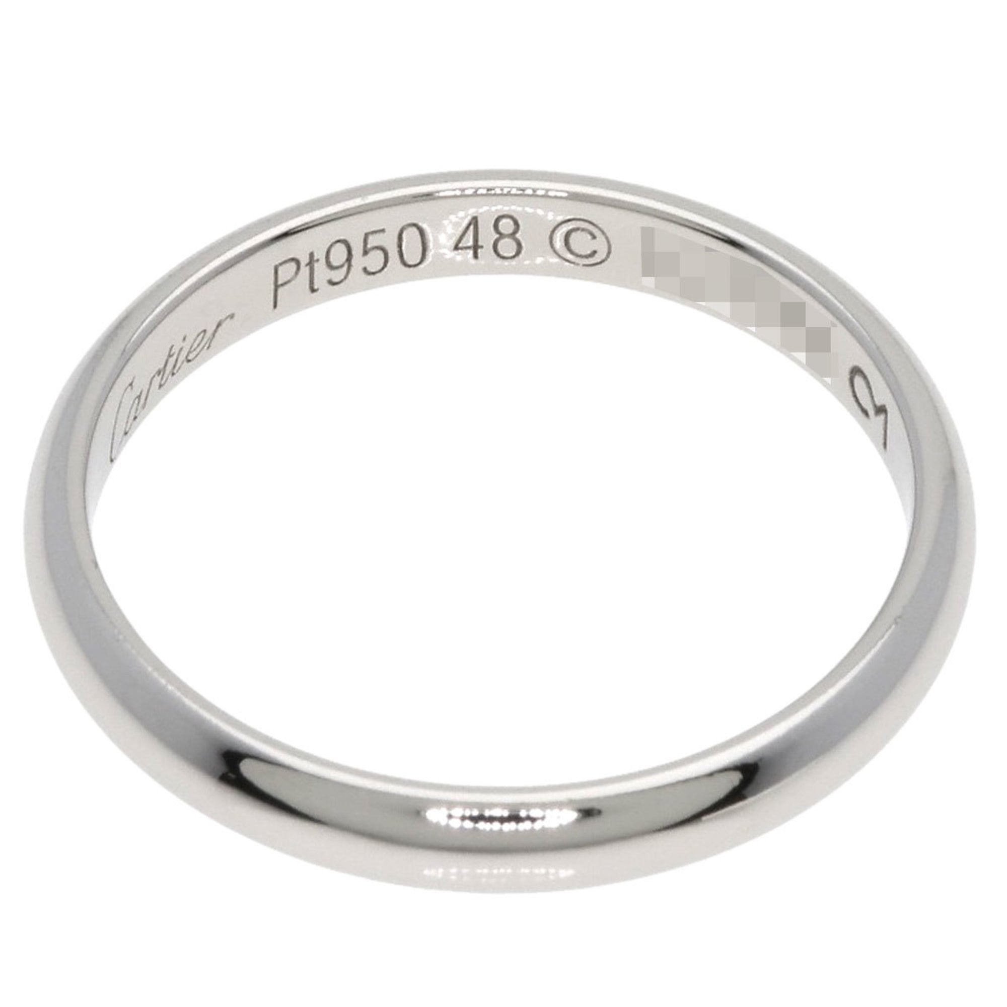 Cartier Platinum 950 Band Ring (Pre-Owned)