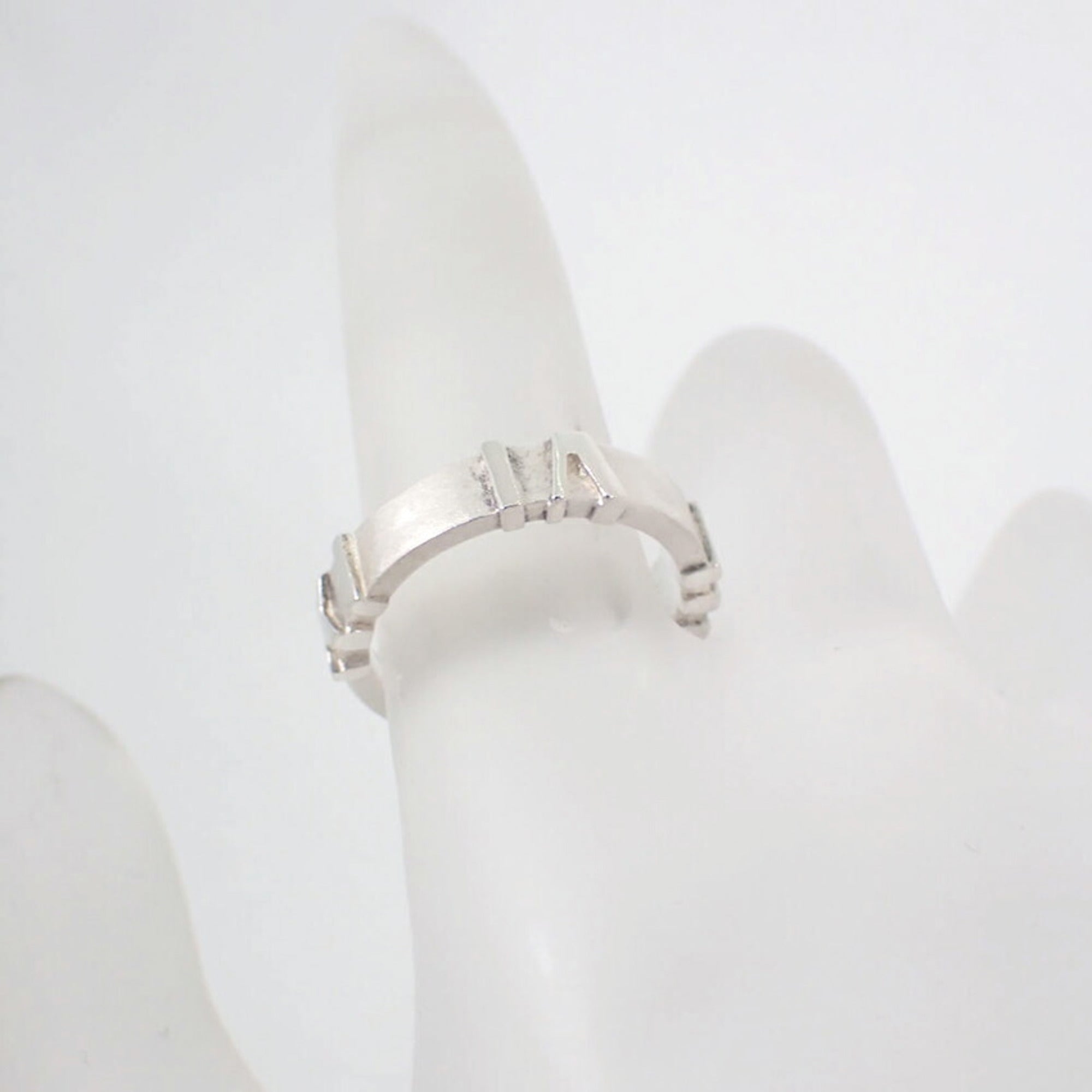 Tiffany Sterling Silver 925 Band Ring (Pre-Owned)