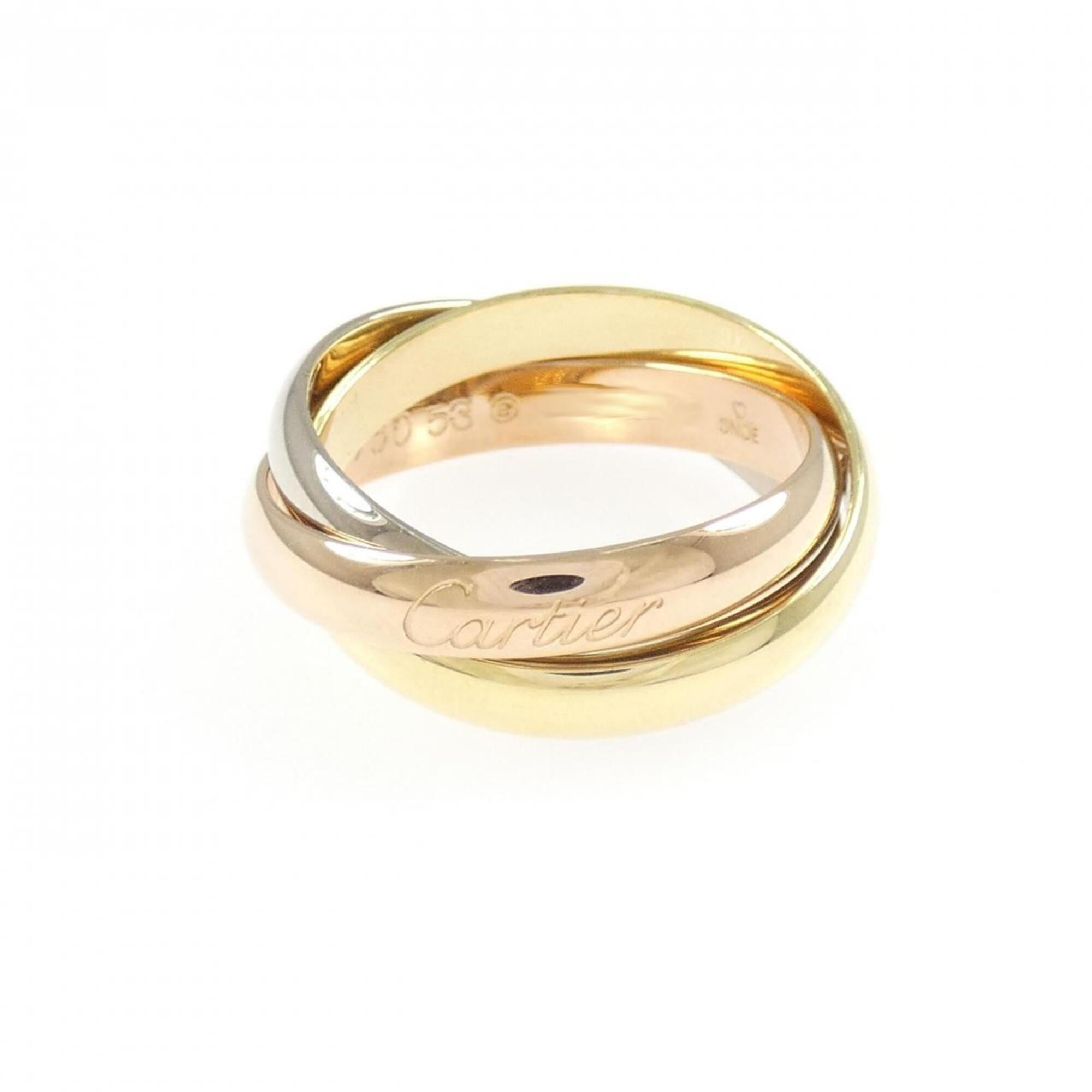 Cartier Yellow Gold (18K) Pink Gold (18K) White Gold (18K) Band Ring (Pre-Owned)