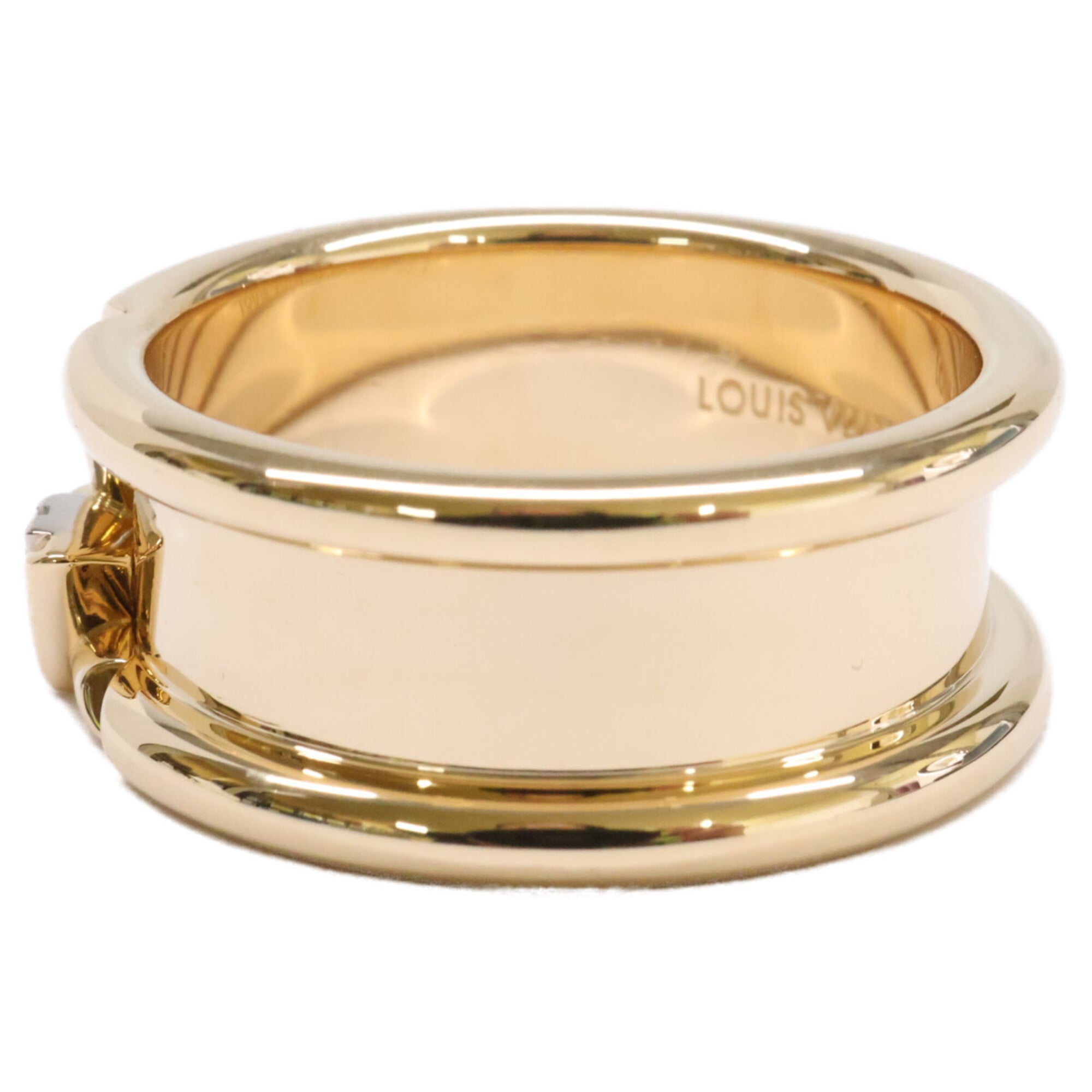Louis Vuitton Yellow Gold Yellow Gold (18K) Band Ring (Pre-Owned)