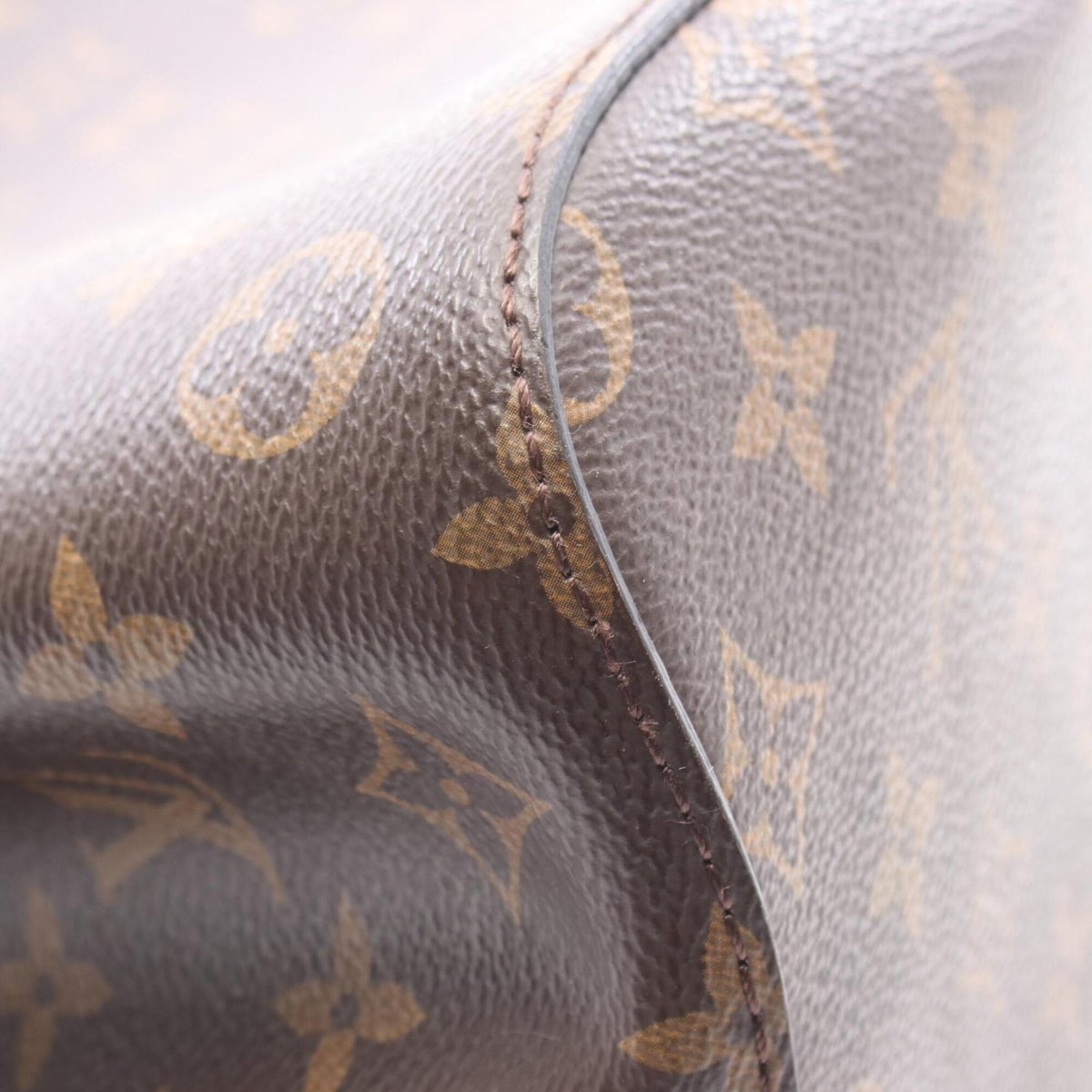 Louis Vuitton Black Brown Monogram Coated Canvas Handbag Shoulder Bag (Pre-Owned)