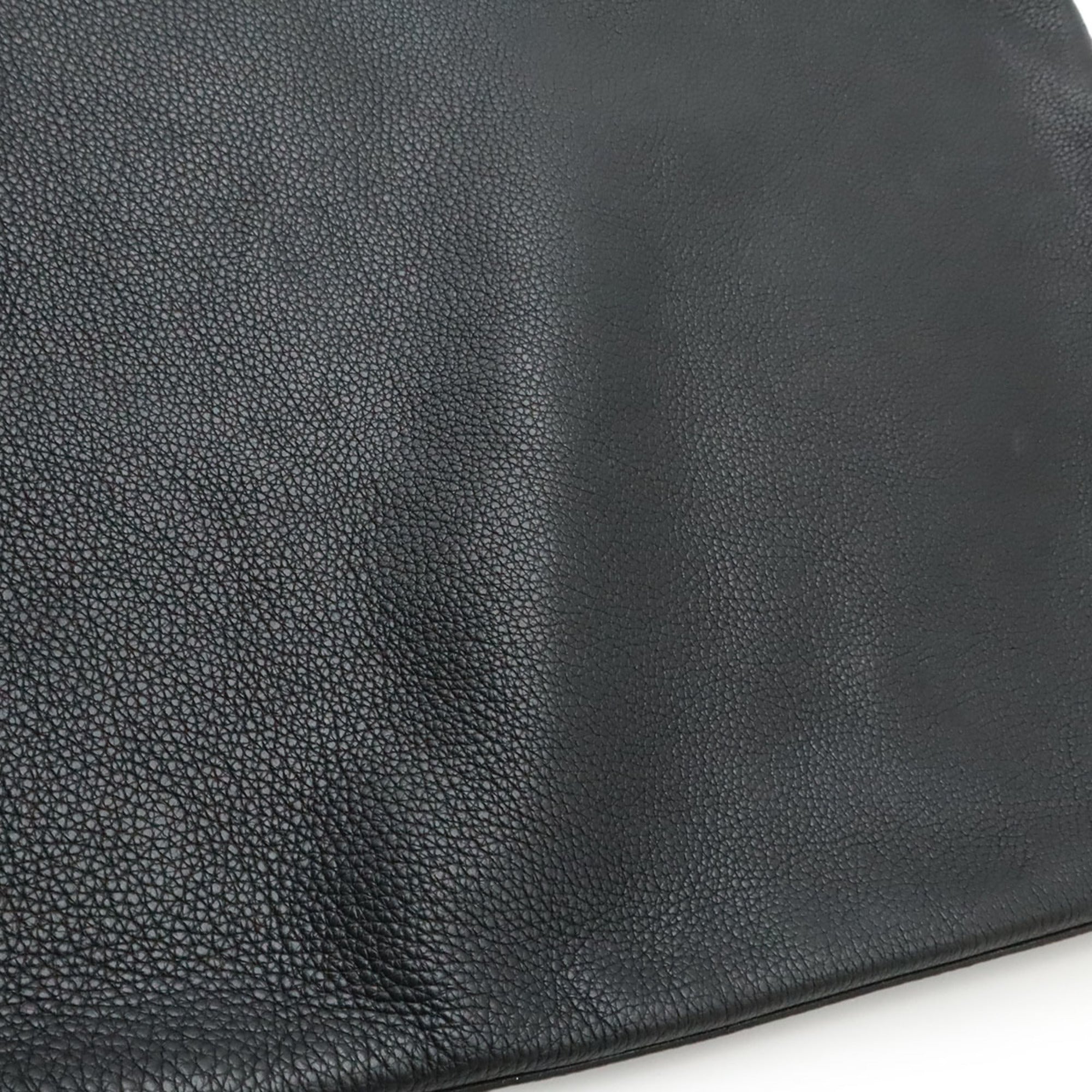 Gucci Black Green Red Color Leather Clutch Bag (Pre-Owned)