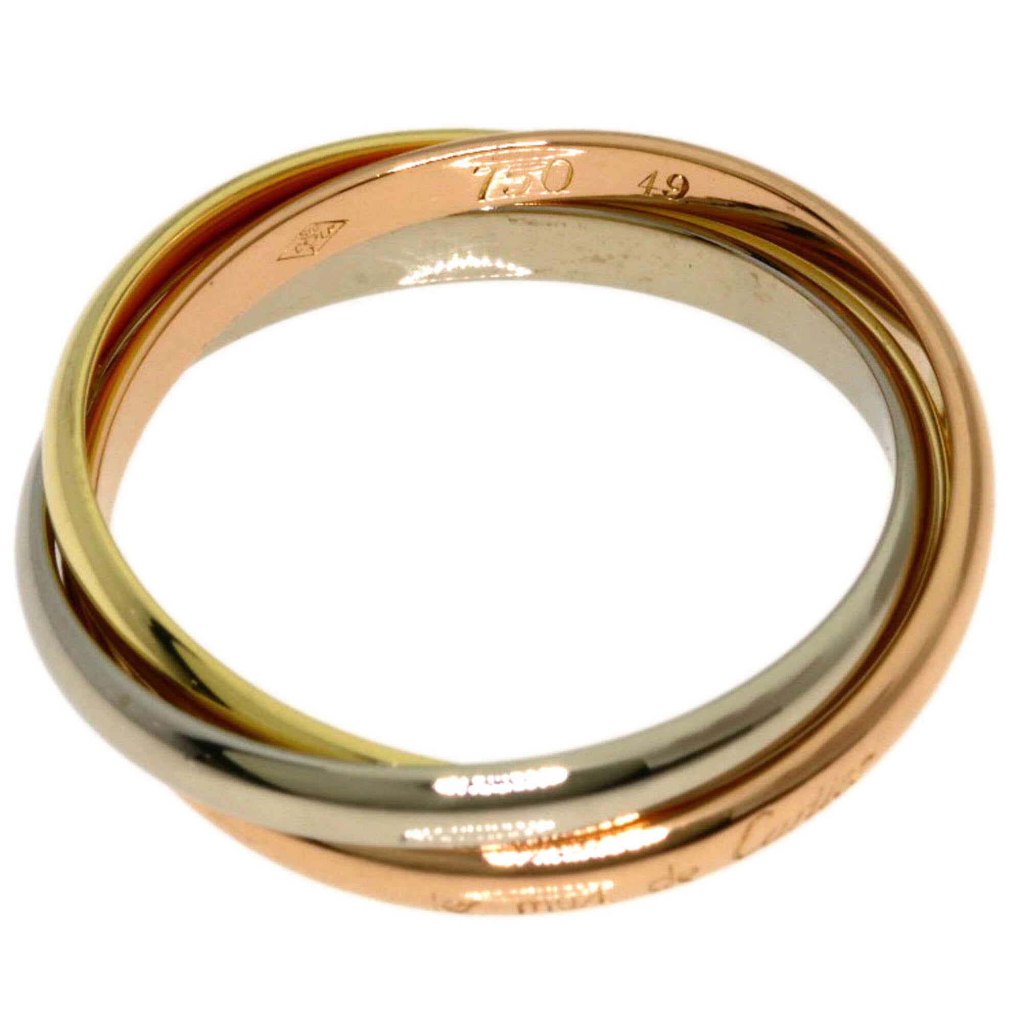 Cartier Yellow Gold (18K) Pink Gold (18K) White Gold (18K) Band Ring (Pre-Owned)