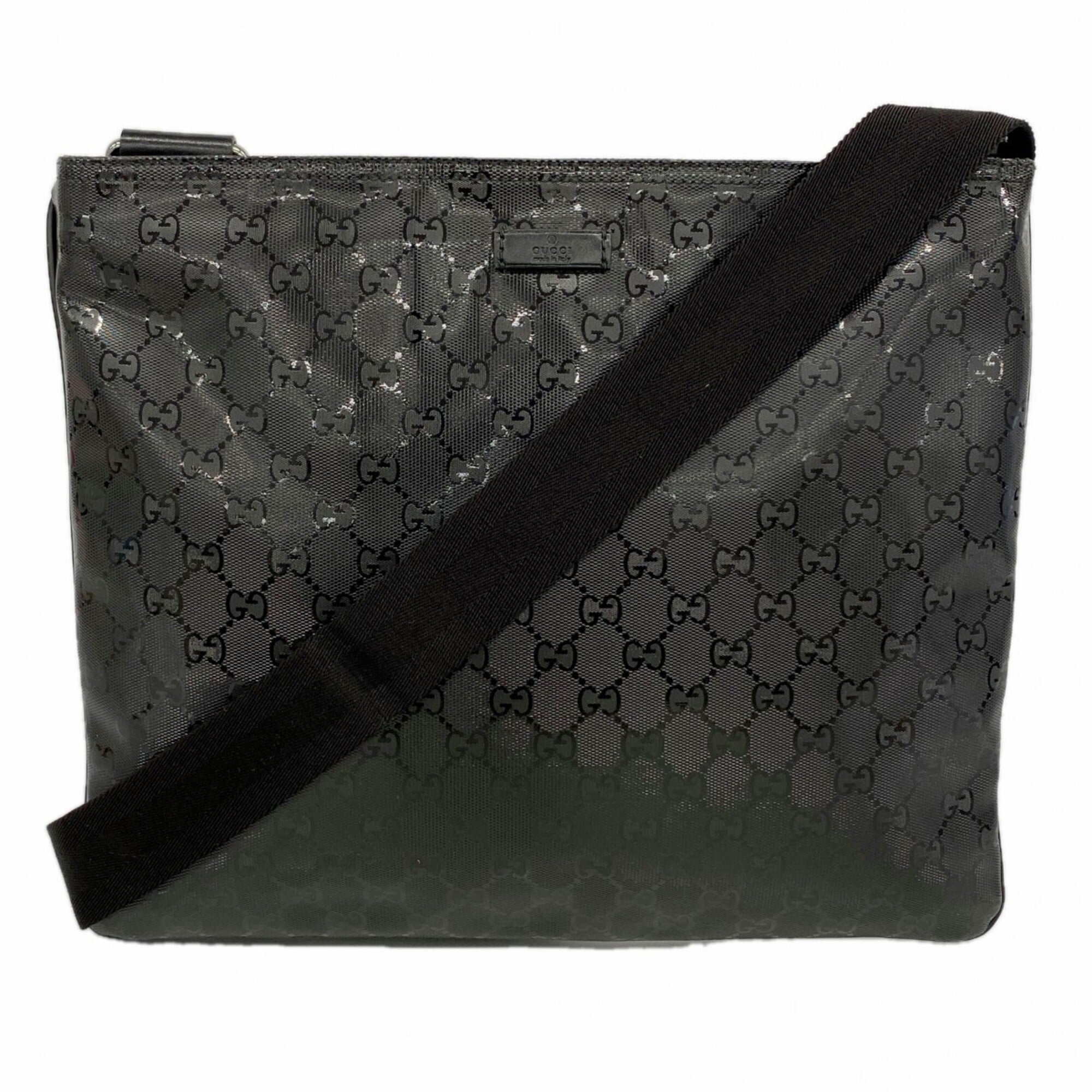 Gucci Black Pvc Shoulder Bag (Pre-Owned)