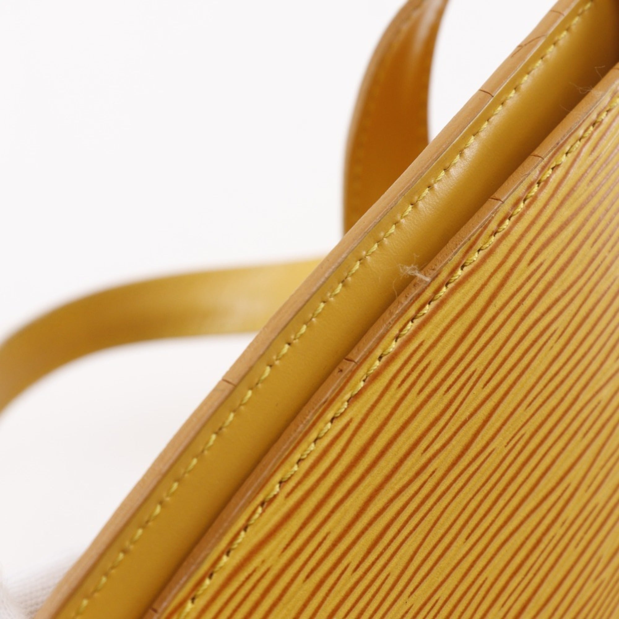 Louis Vuitton Yellow Epi Leather Handbag (Pre-Owned)