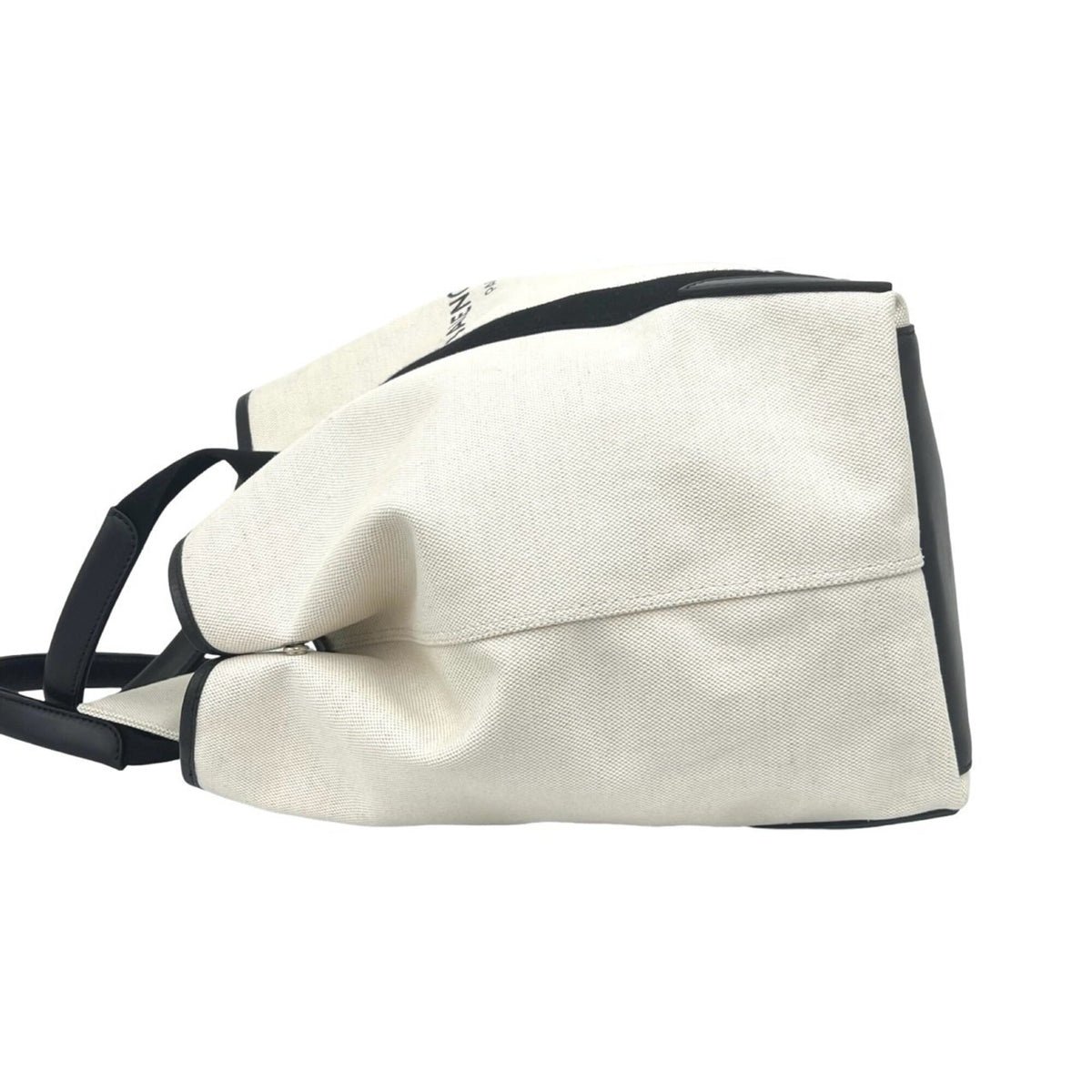 Balenciaga Black White Canvas Leather Pouch Shoulder Bag Tote Bag (Pre-Owned)