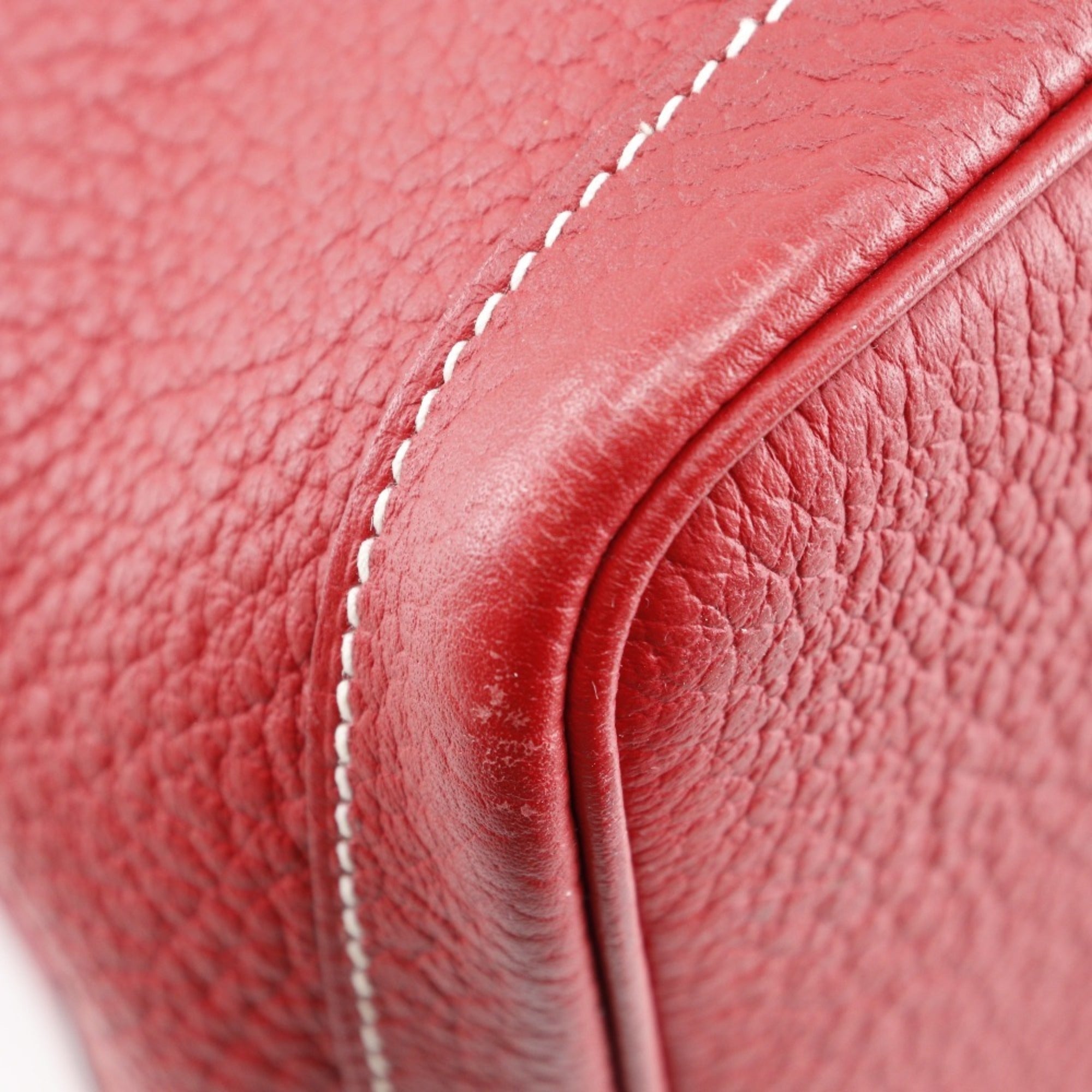 Hermes Red Color Negonda Leather Tote Bag (Pre-Owned)