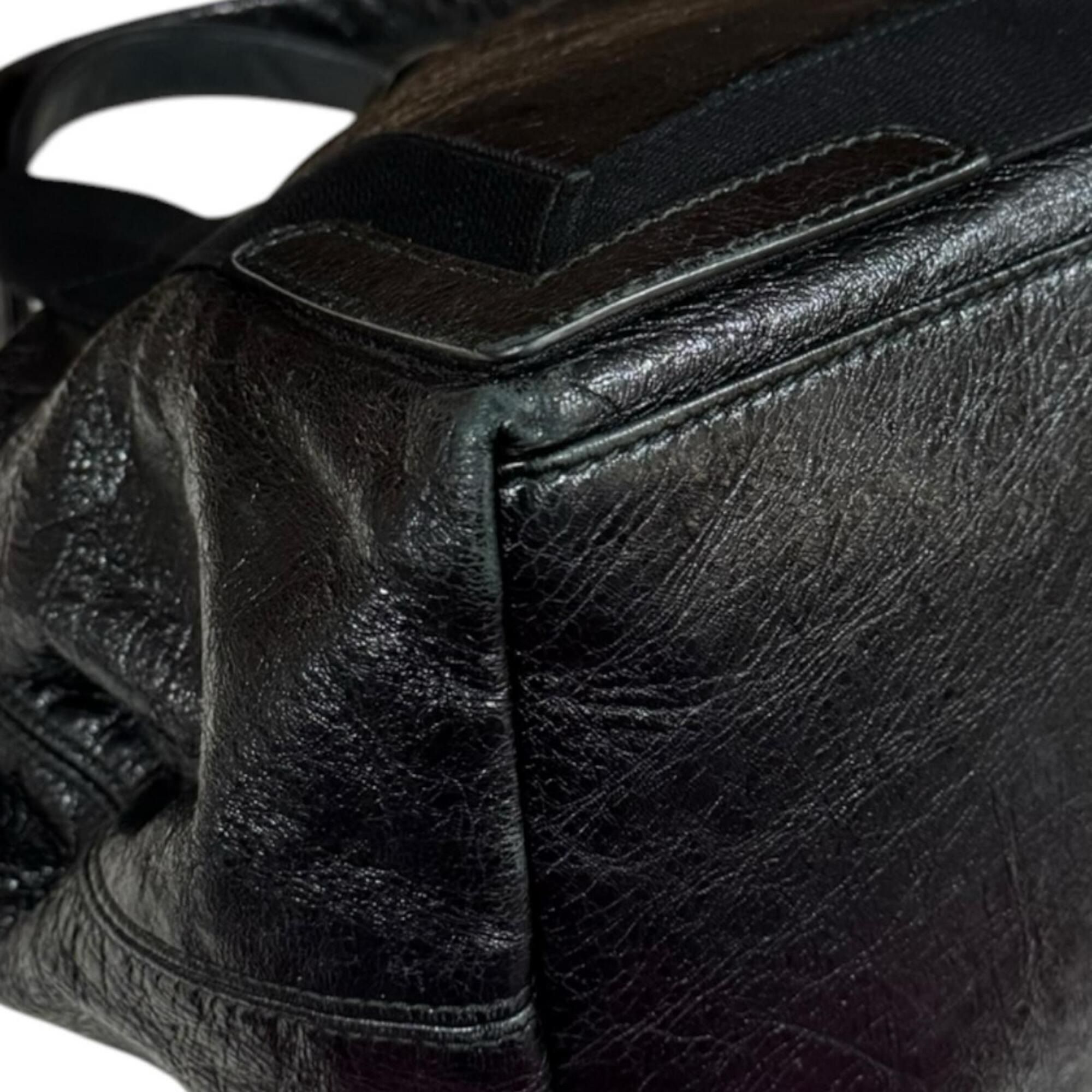 Balenciaga Black Leather Tote Bag (Pre-Owned)