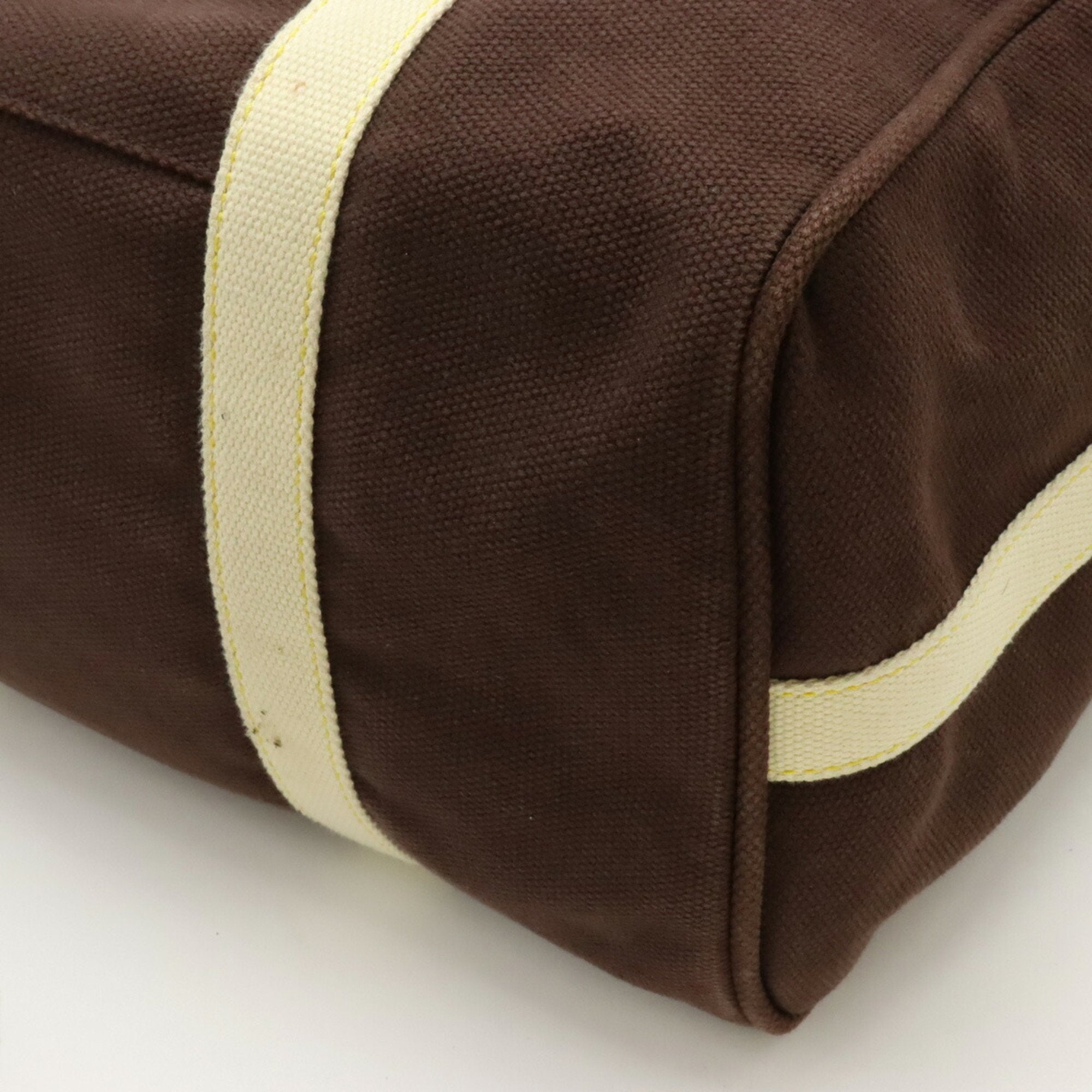Louis Vuitton Moka Canvas Boston Bag Tote Bag (Pre-Owned)