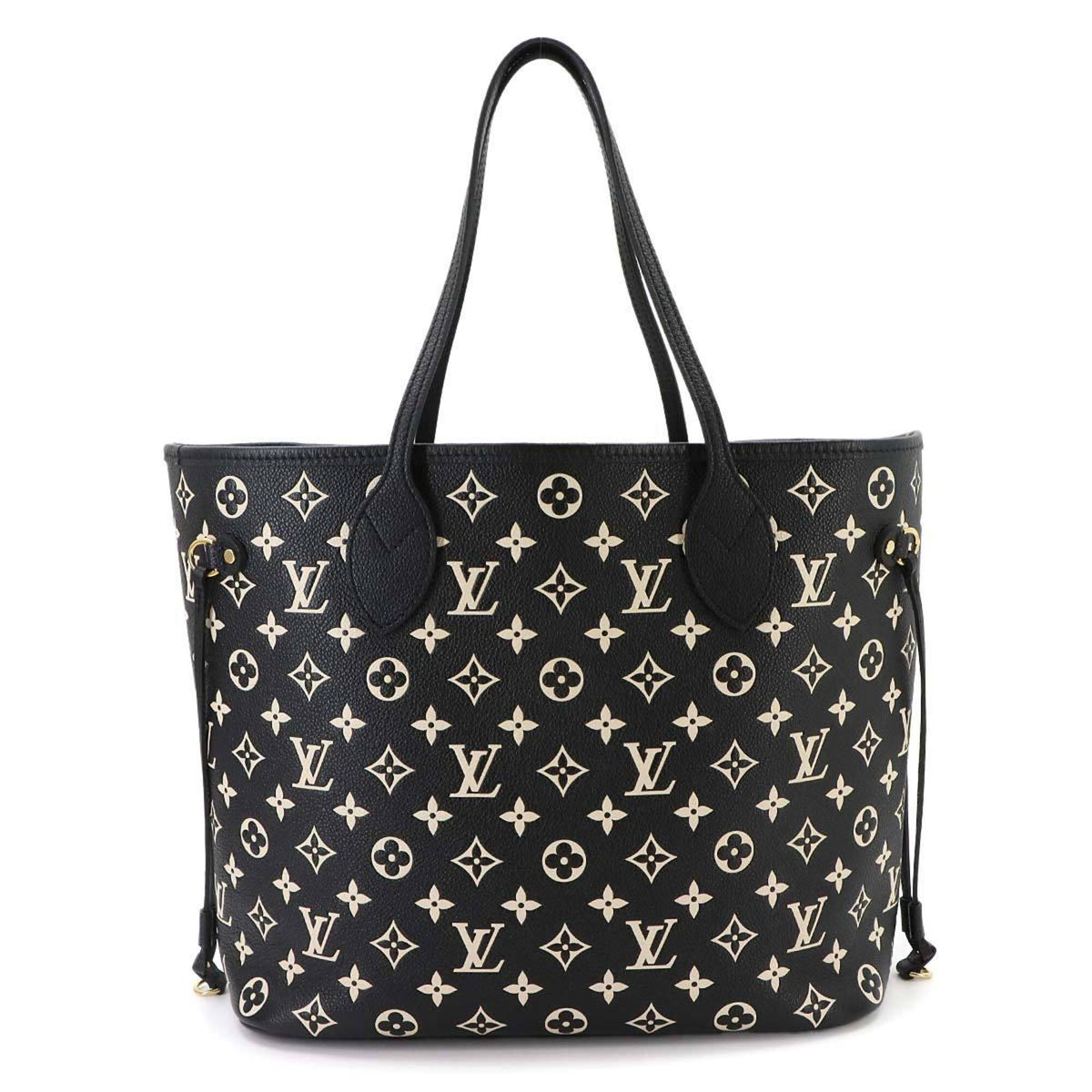 Louis Vuitton Black White Monogram Empreinte Leather Handbag Pouch Tote Bag (Pre-Owned)