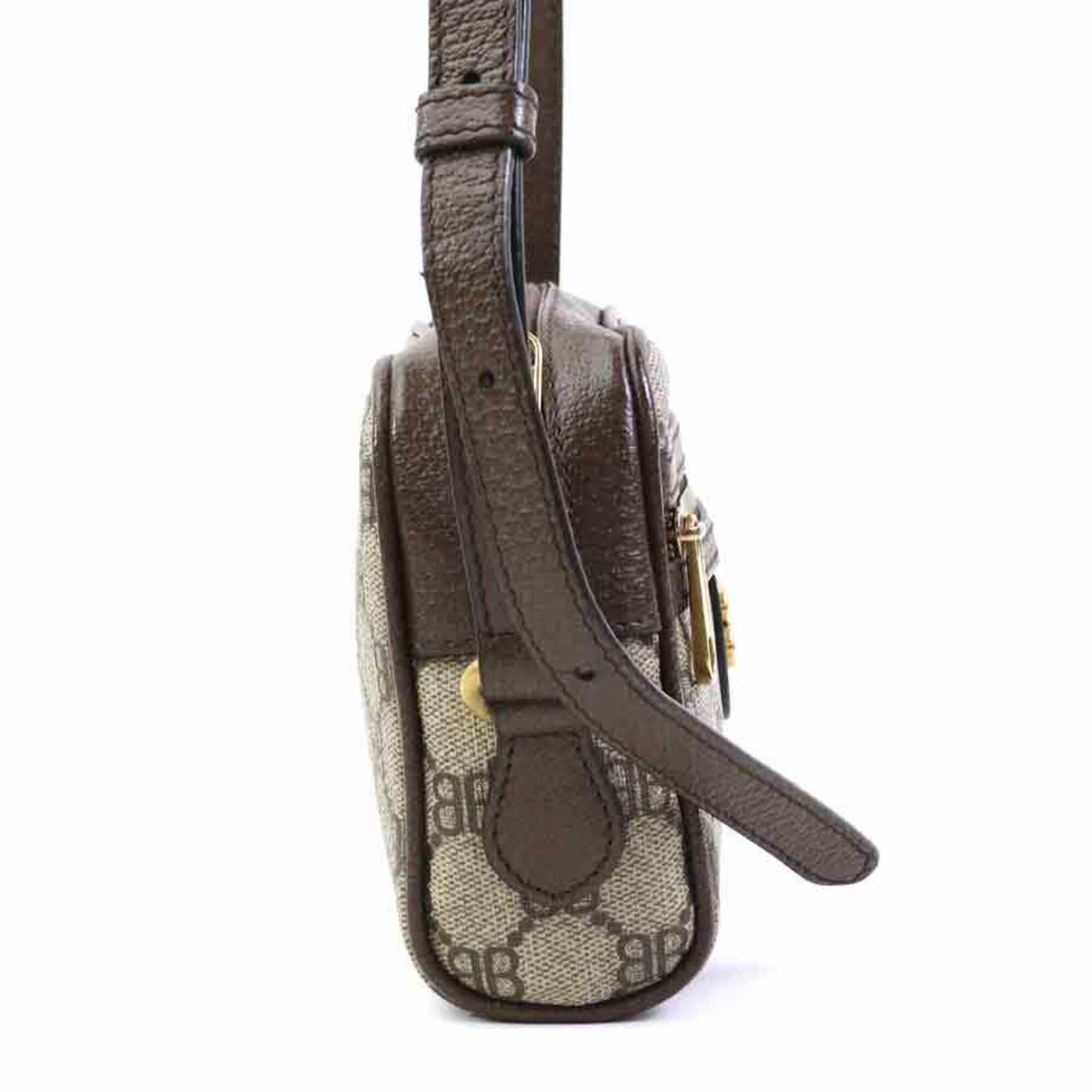 Balenciaga Brown Pvc Leather Shoulder Bag (Pre-Owned)
