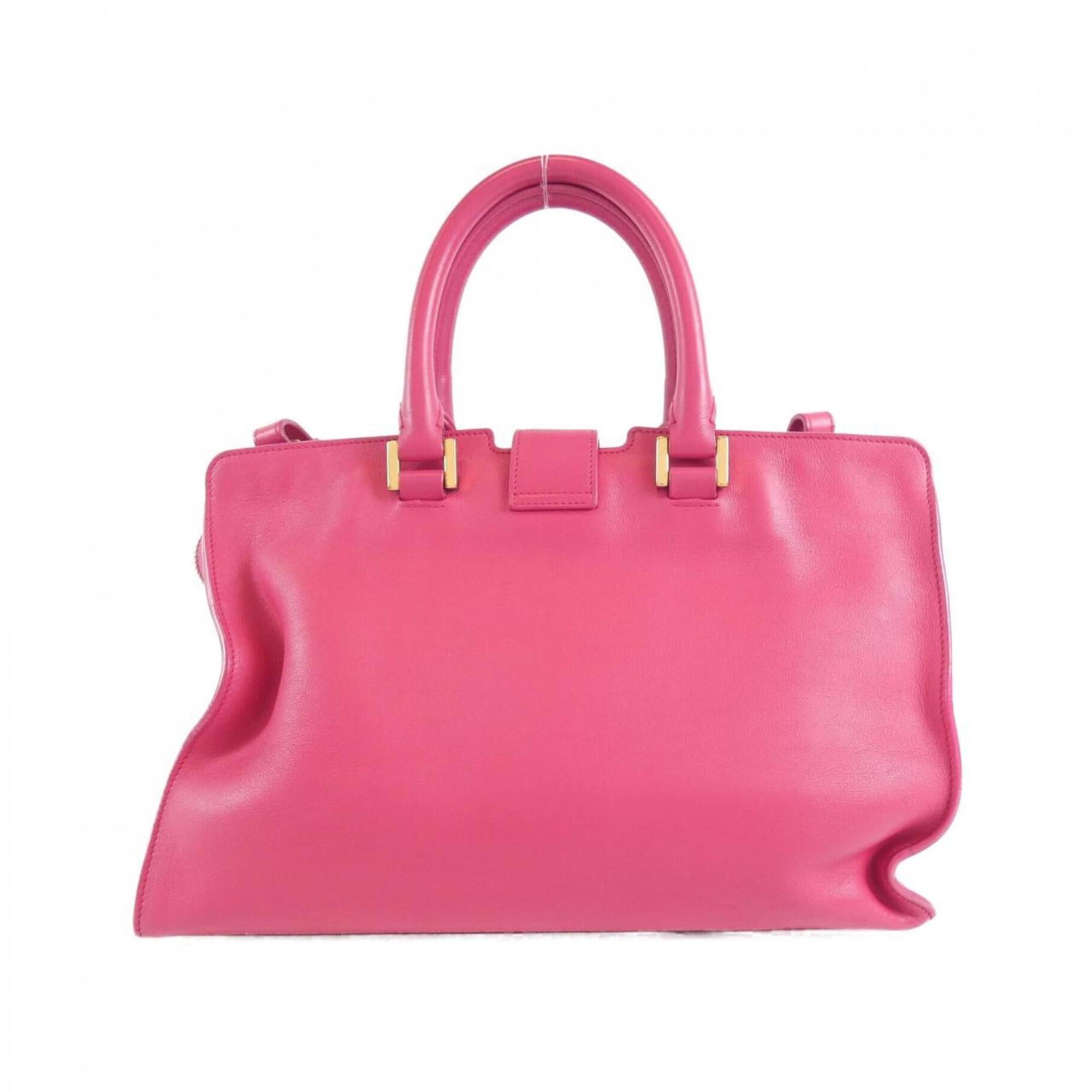 Saint Laurent Gold Leather Handbag (Pre-Owned)