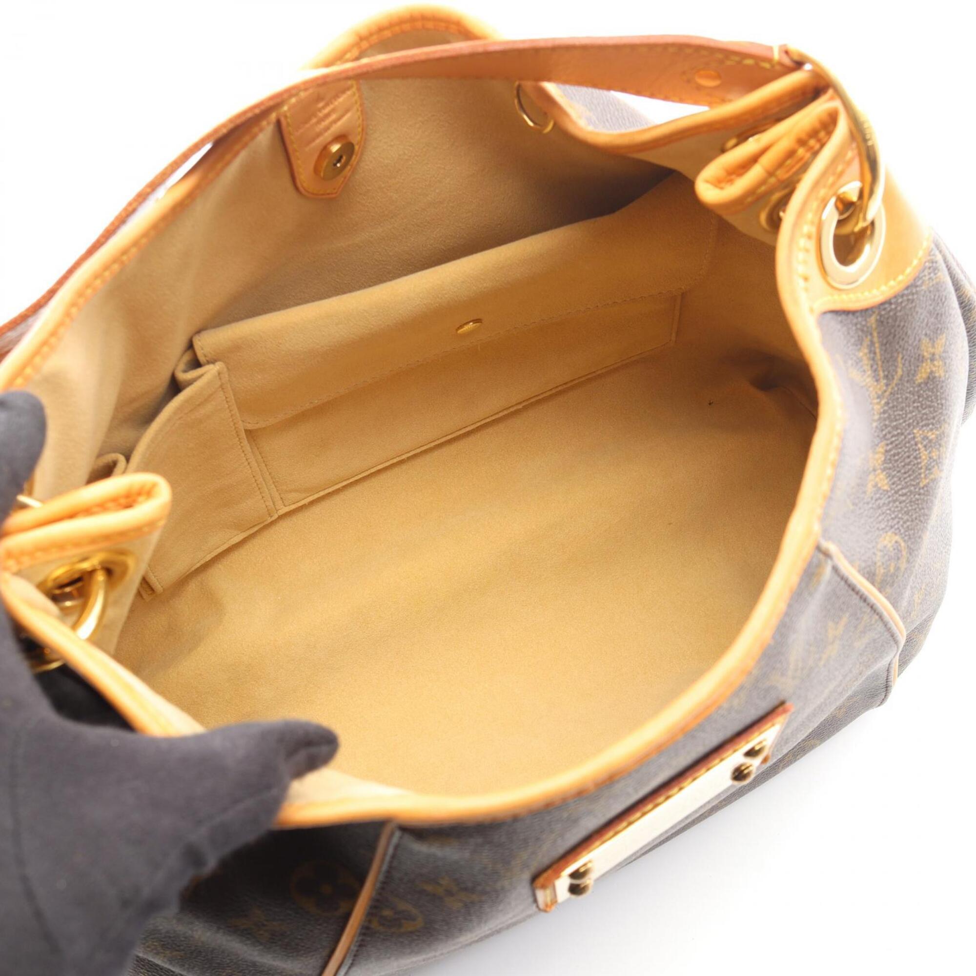 Louis Vuitton Brown Coated Canvas Monogram Pvc Leather Handbag Shoulder Bag (Pre-Owned)