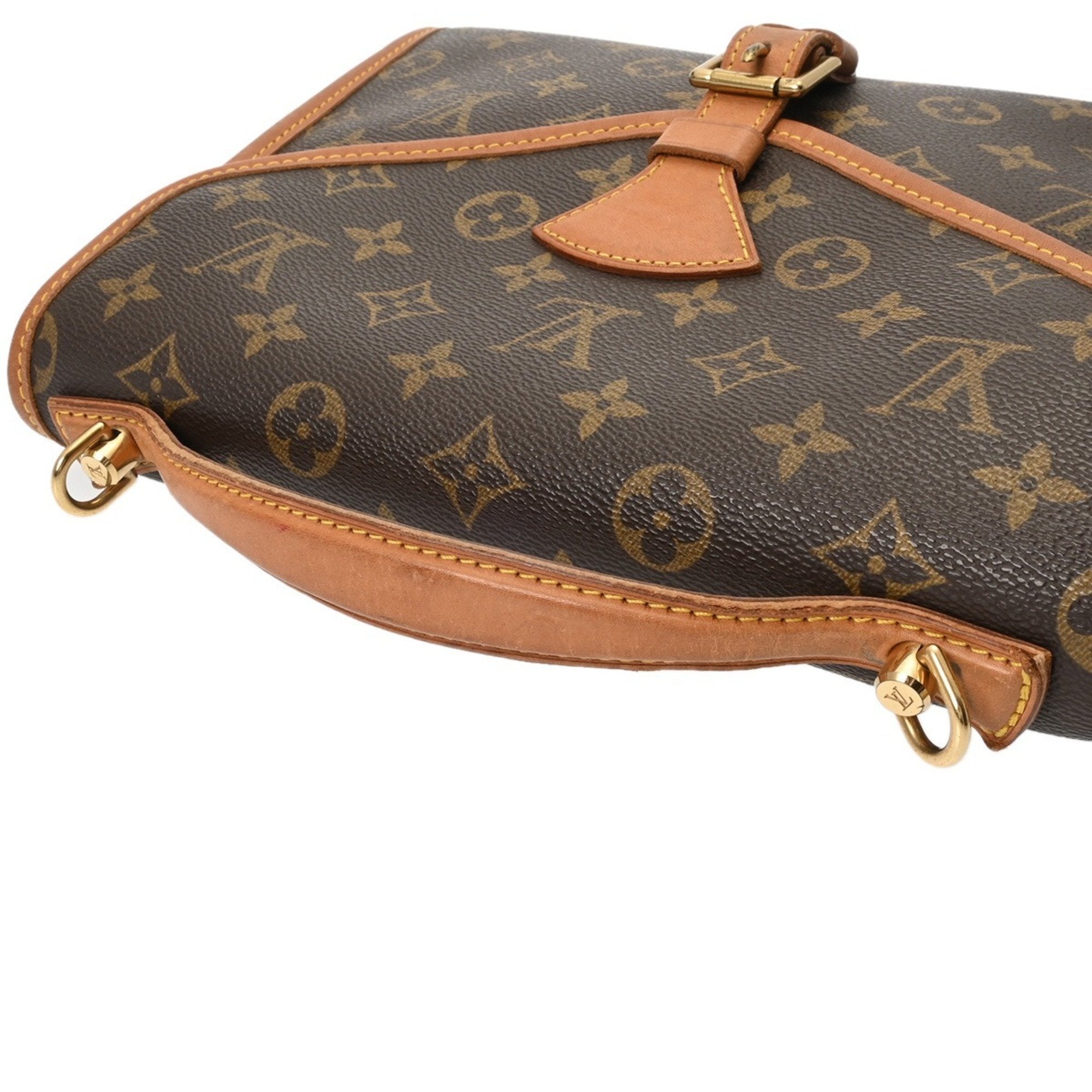 Louis Vuitton Brown Monogram Canvas Handbag (Pre-Owned)