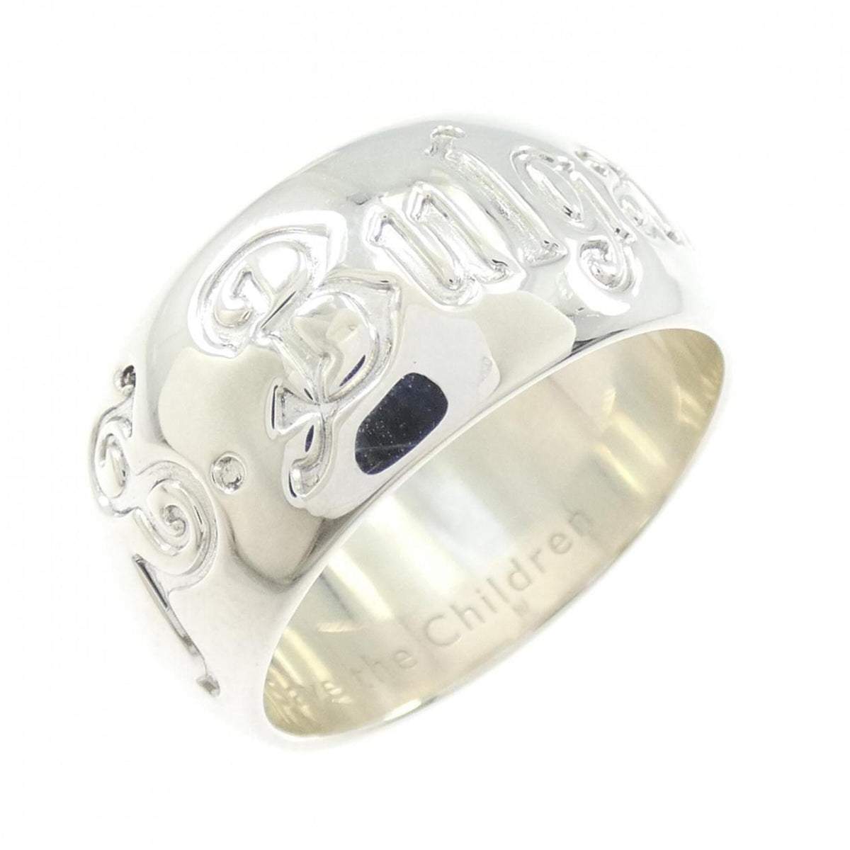 Bvlgari Silver Silver 925 Band Ring (Pre-Owned)