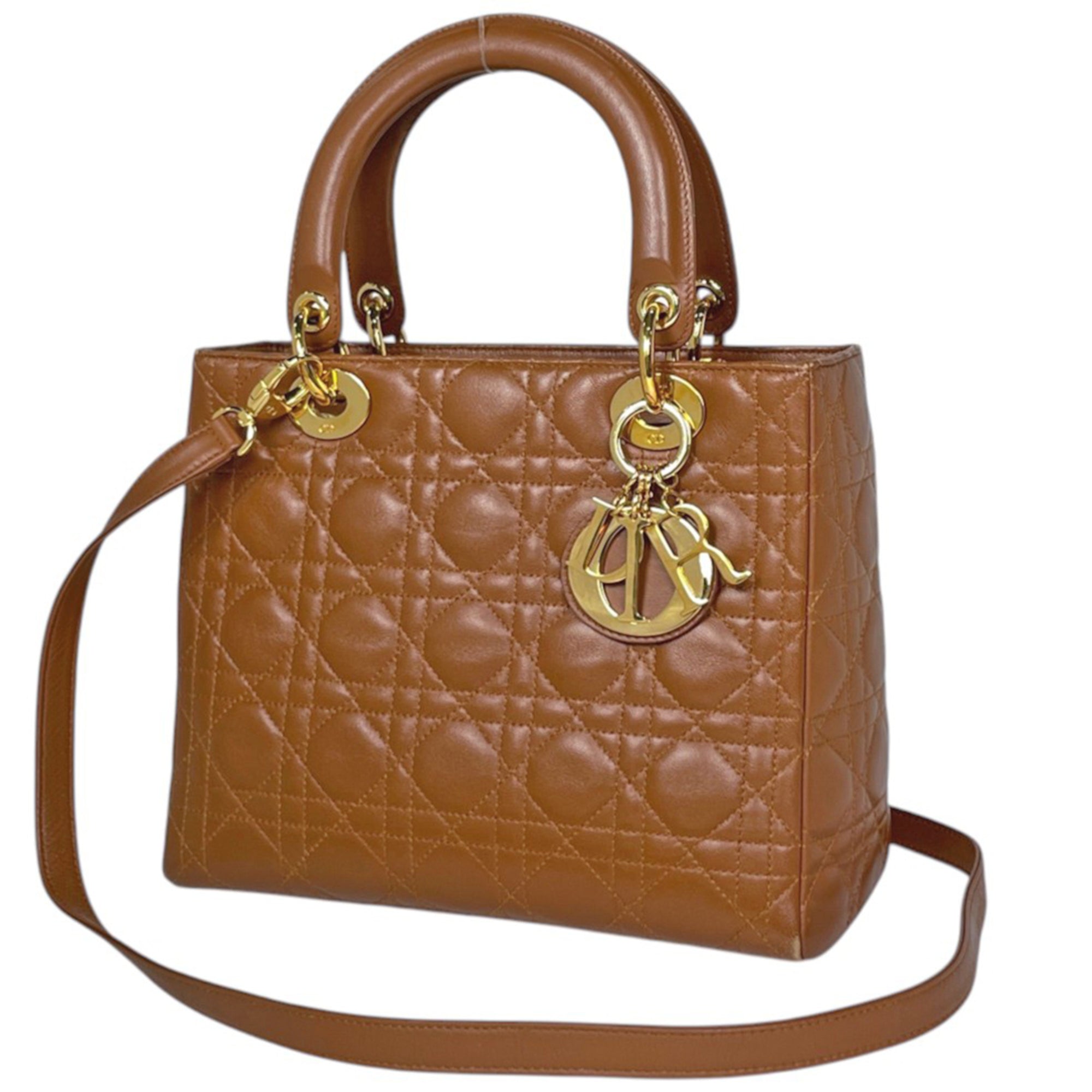 Christian Dior Brown Leather Handbag (Pre-Owned)