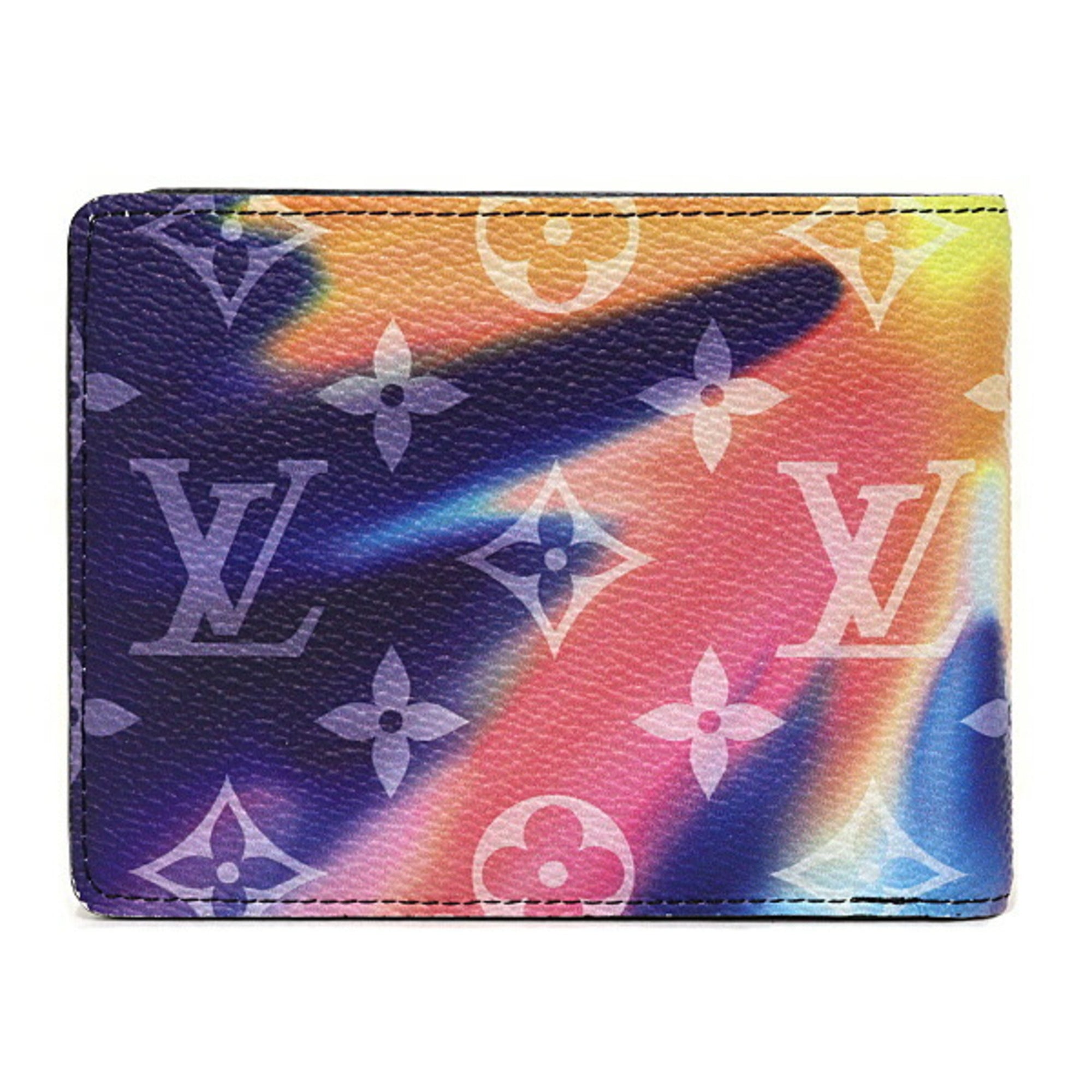 Louis Vuitton Monogram Multi-Color Canvas Leather Wallet (Bi-Fold) (Pre-Owned)