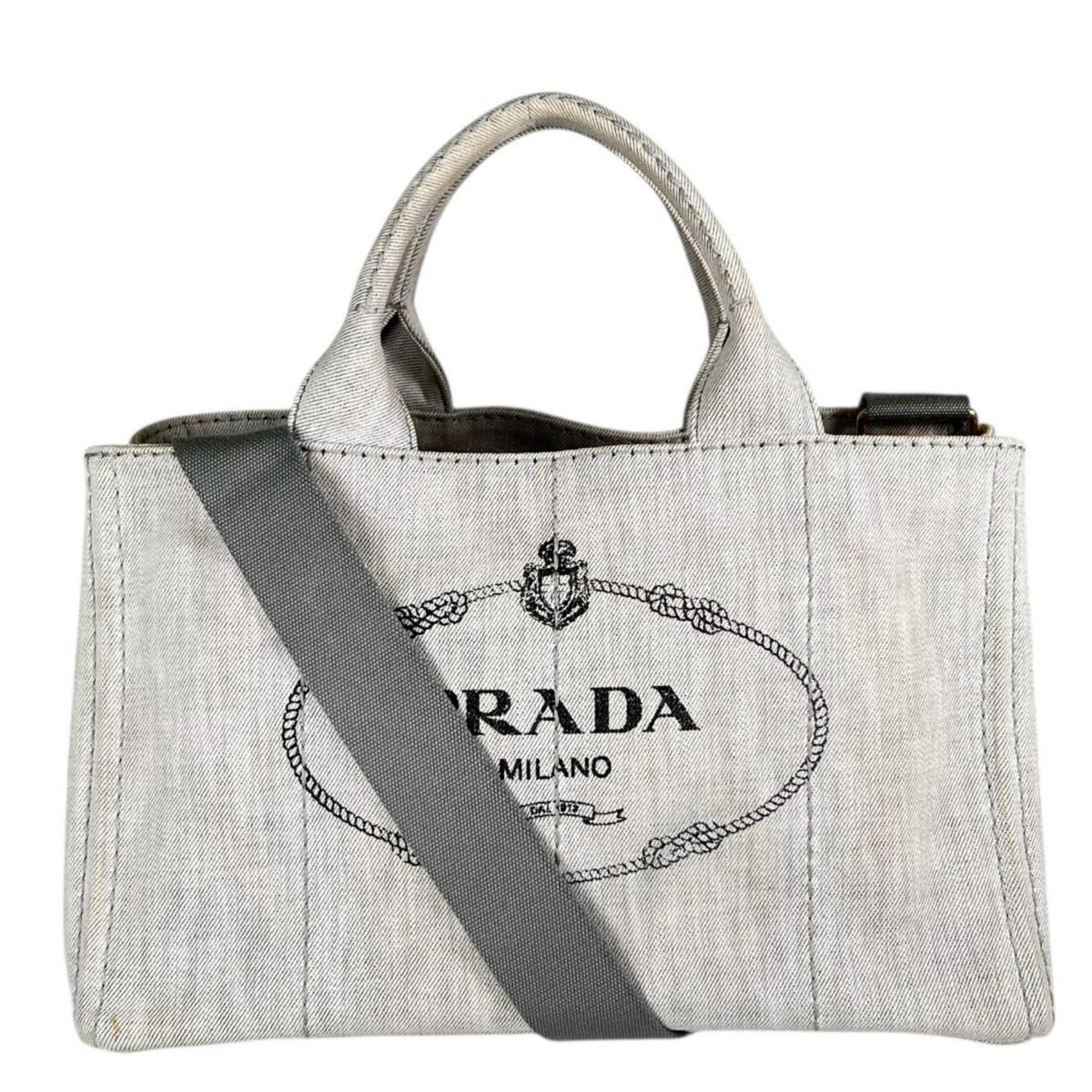 Prada Denim Tote Bag (Pre-Owned)